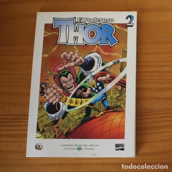 C&oacute;mics: EL PODEROSO THOR 2 GRANDES HEROES DEL COMIC BIBLIOTECA EL MUNDO 42 - Foto 1