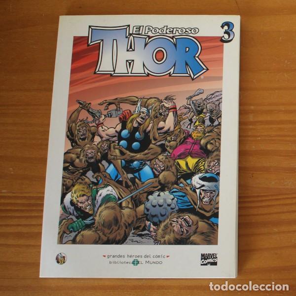 C&oacute;mics: EL PODEROSO THOR 3 GRANDES HEROES DEL COMIC BIBLIOTECA EL MUNDO 43 - Foto 1