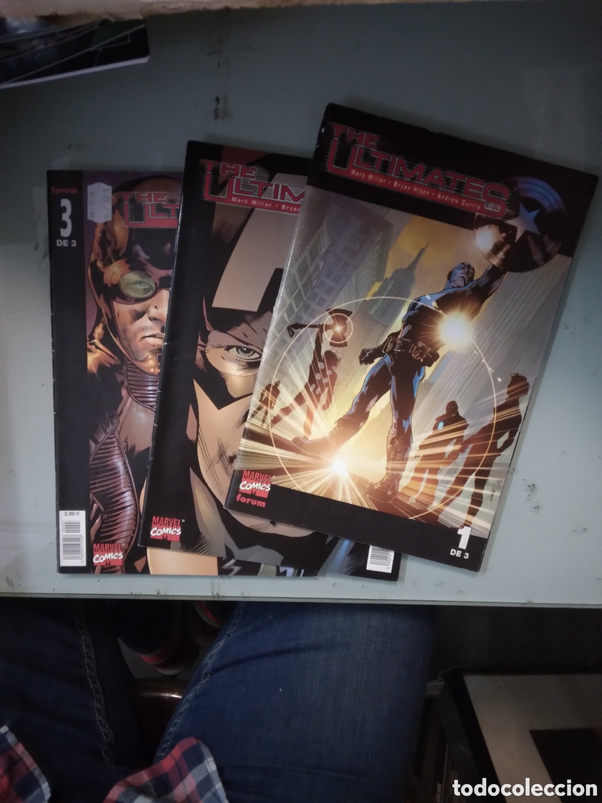 C&oacute;mics: Marvel Comics Forum, The ultimates Mark Millar, 1,2,3, Grapa 1H - Foto 1