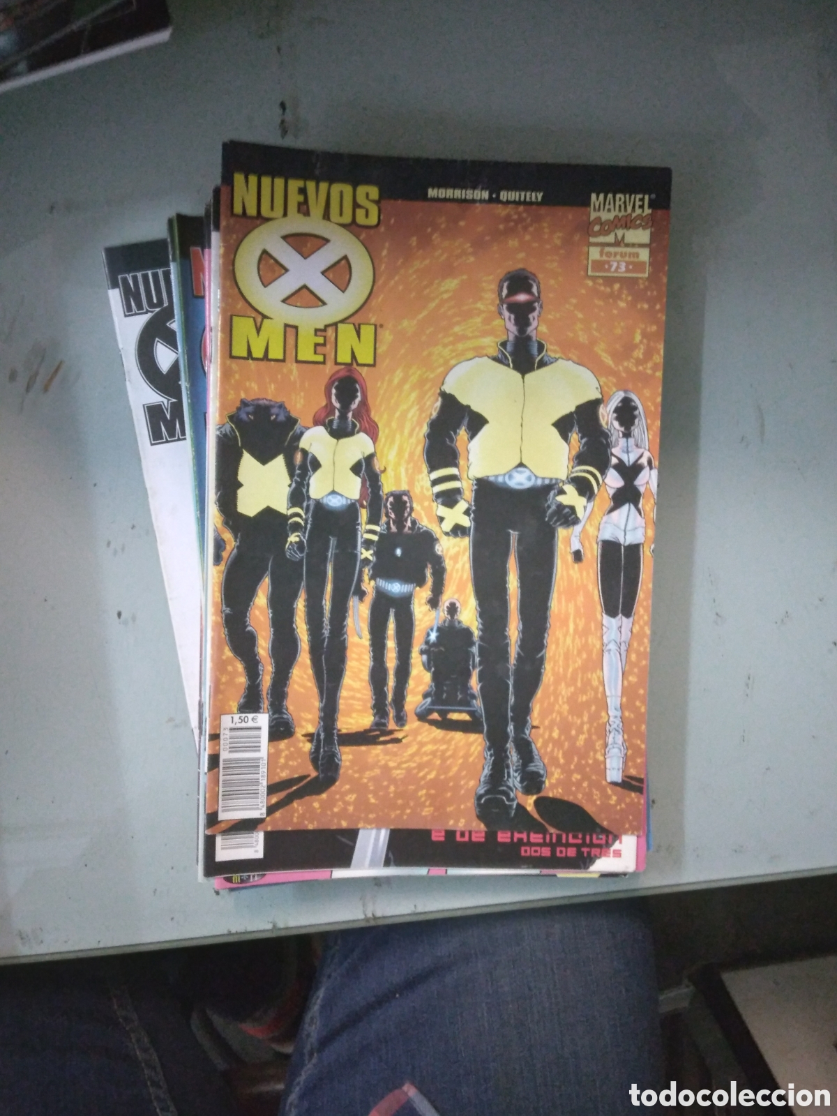 C&oacute;mics: Marvel Comics Forum,Morrison,Nuevos X Men, 73 al 94, y 101, Grapa 1H - Foto 1