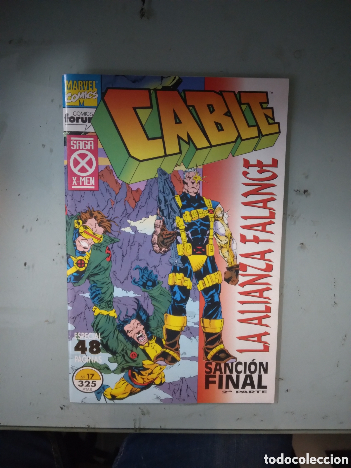 C&oacute;mics: Marvel Comics, Forum, Saga X Men, Cable, 17, Grapa 1H - Foto 1