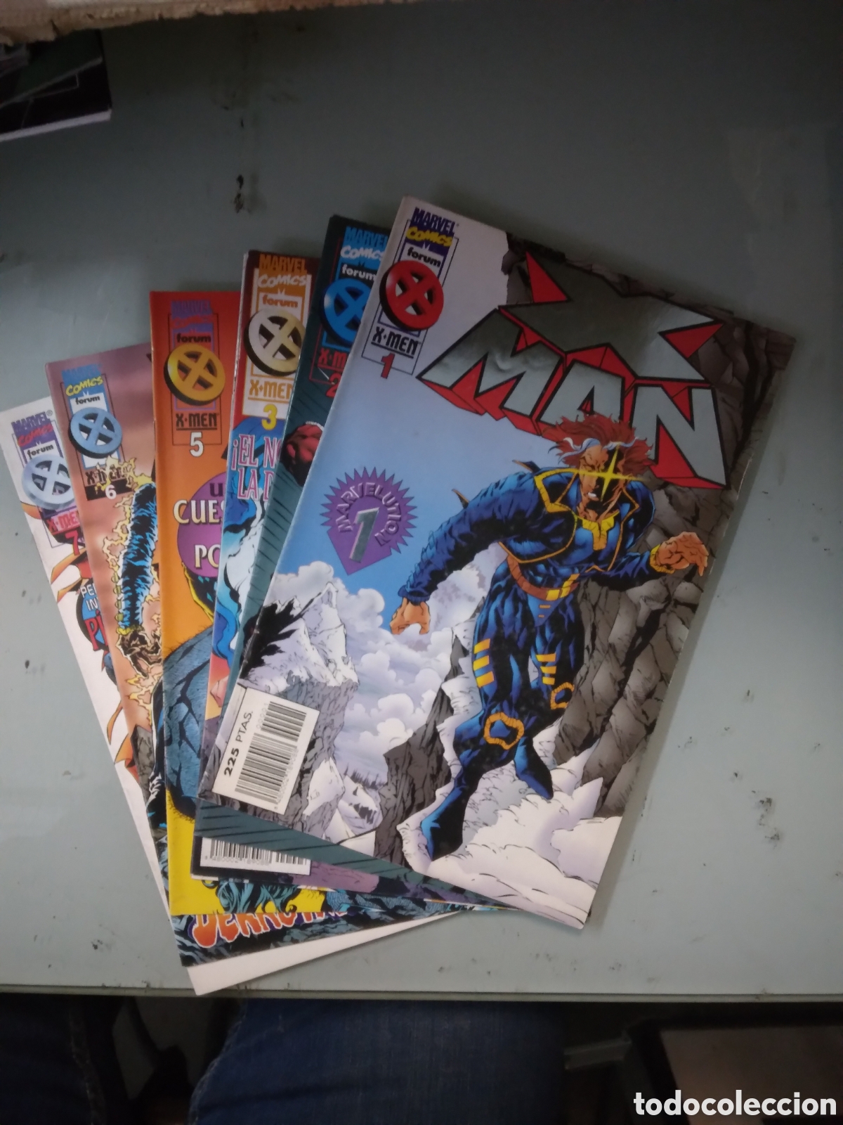 C&oacute;mics: Marvel Comics Forum, X Men, 1 al 7, X Man, Grapa 1H - Foto 1