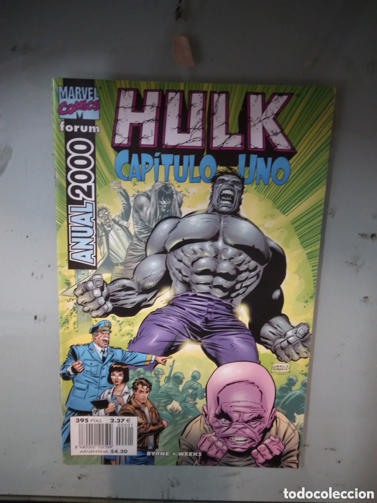 C&oacute;mics: Marvel Comics Forum, El incre&iacute;ble Hulk, Anual 2000,Byrne, Grapa 1I - Foto 1