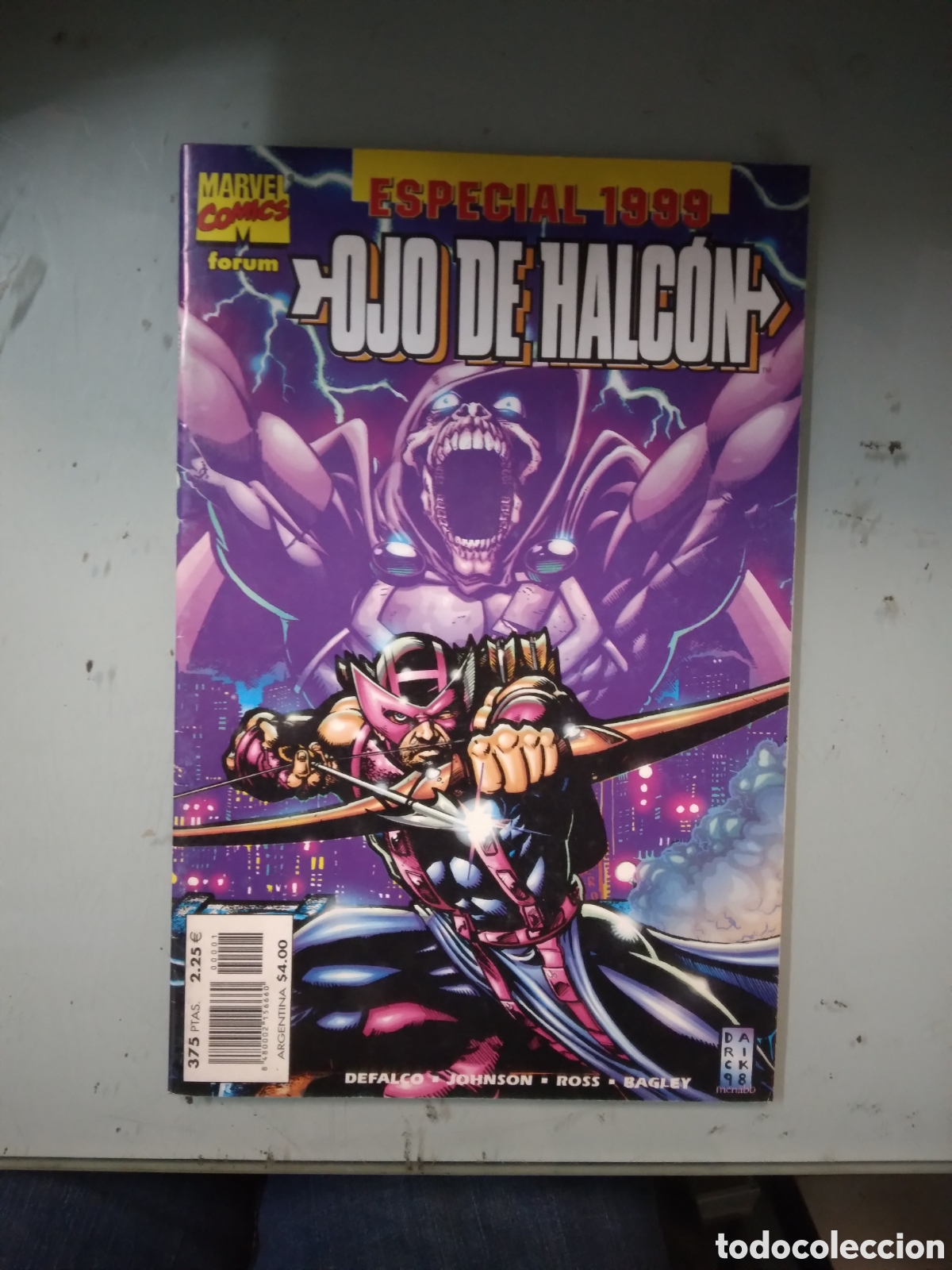C&oacute;mics: Marvel.comics, Ojo de Halc&oacute;n, Especial 1999, Grapa 1I - Foto 1