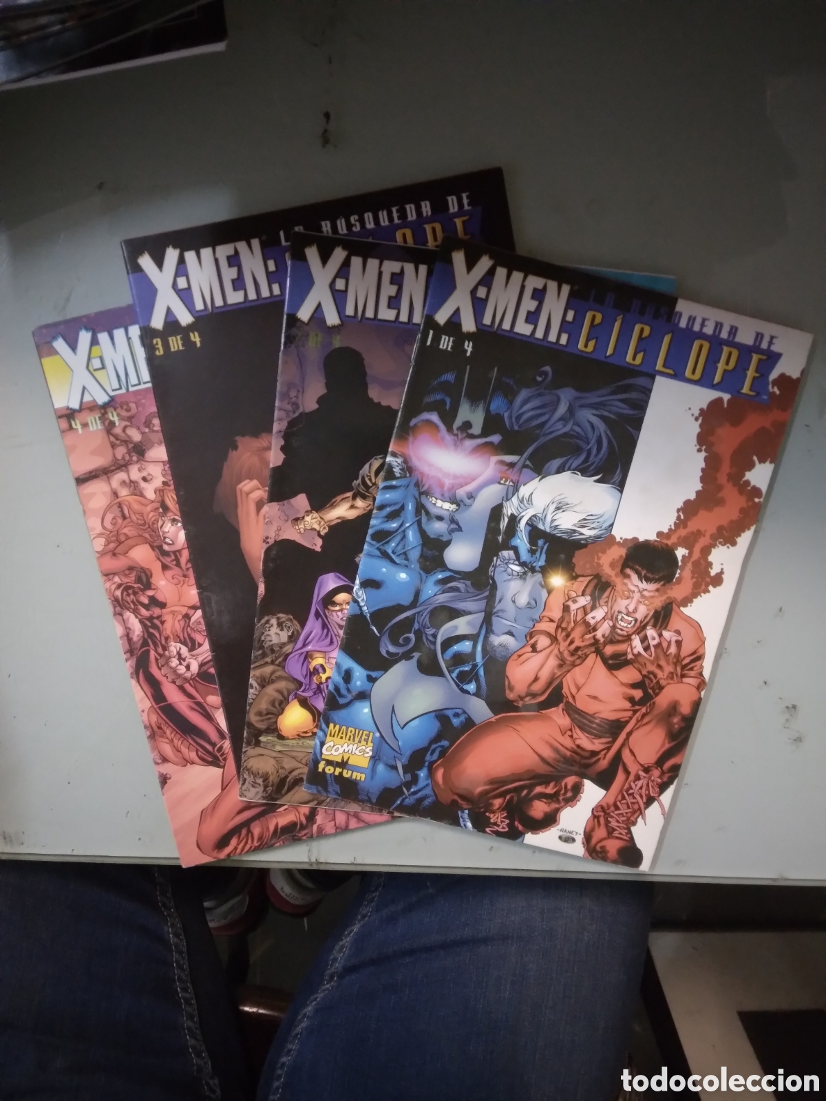 C&oacute;mics: Marvel Comics Forum, X Men, La b&uacute;squeda de C&iacute;clope, 1 al 4, Grapa 1I - Foto 1