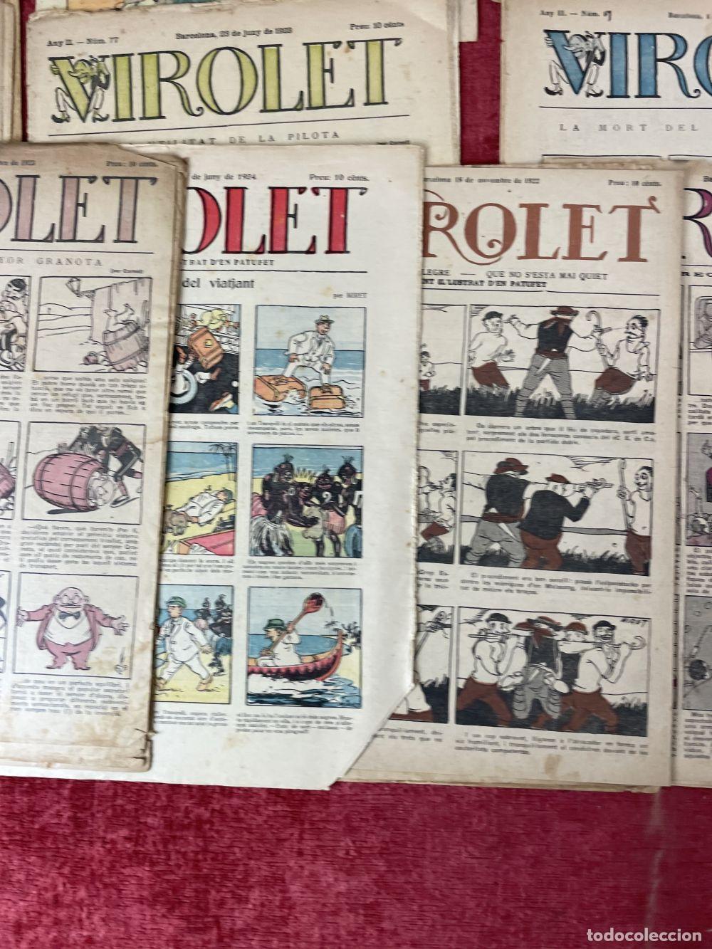 C&oacute;mics: COLECCI&Oacute;N DE VIROLET (40 UDS) . ESPA&Ntilde;A. CIRCA 1921. - Foto 4
