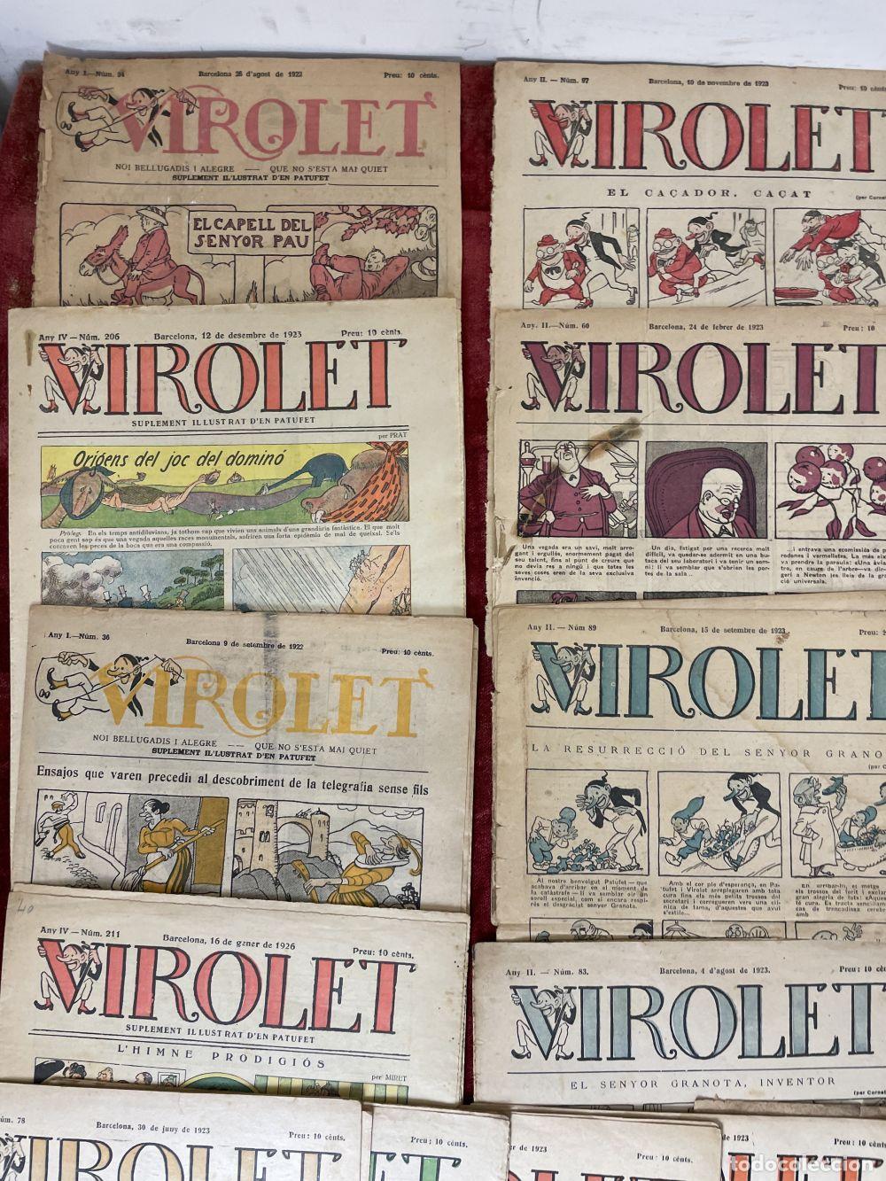 C&oacute;mics: COLECCI&Oacute;N DE VIROLET (40 UDS) . ESPA&Ntilde;A. CIRCA 1921. - Foto 6