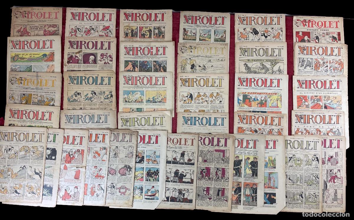 C&oacute;mics: COLECCI&Oacute;N DE VIROLET (40 UDS) . ESPA&Ntilde;A. CIRCA 1921. - Foto 1