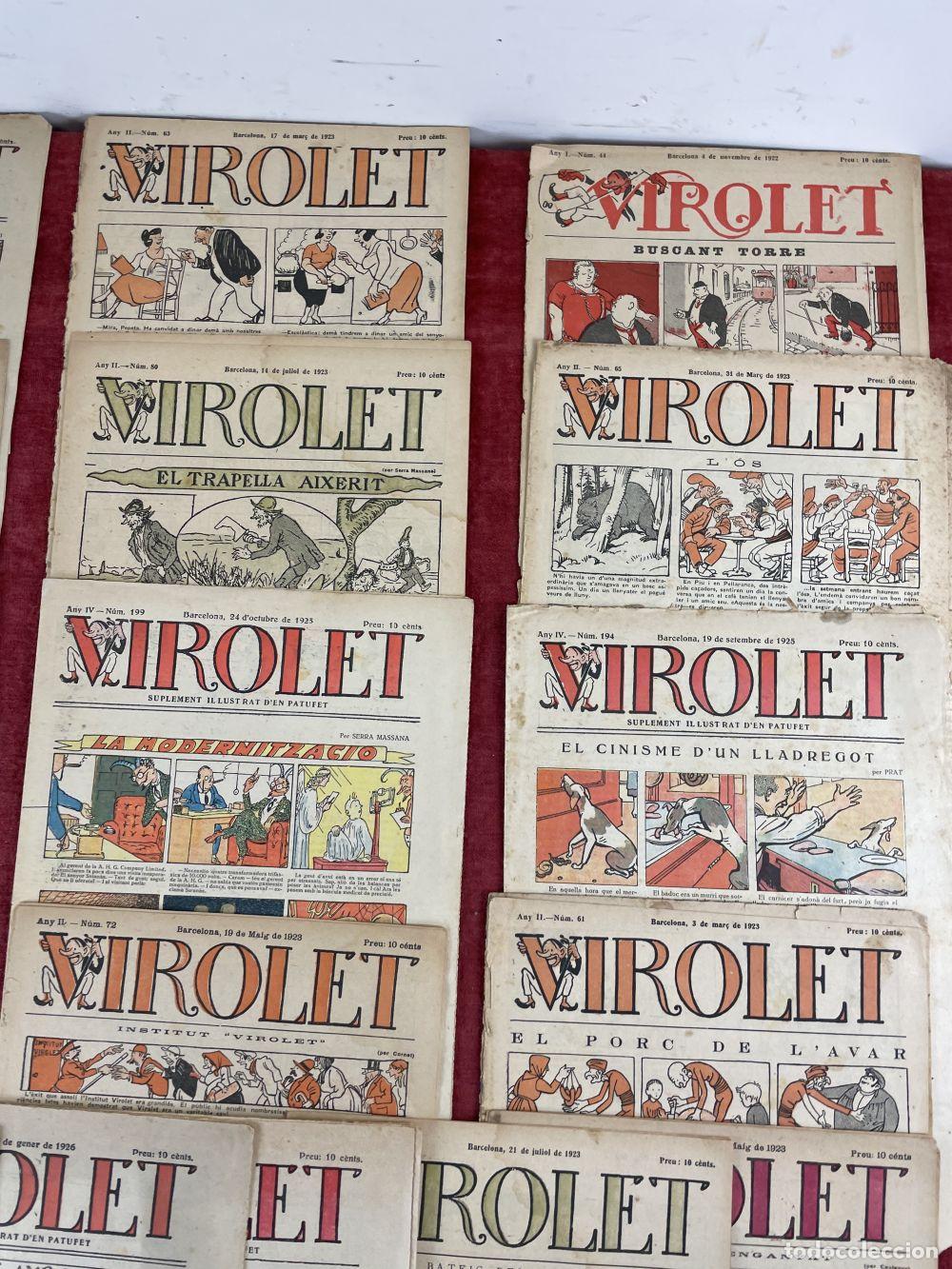 C&oacute;mics: COLECCI&Oacute;N DE VIROLET (40 UDS) . ESPA&Ntilde;A. CIRCA 1921. - Foto 27