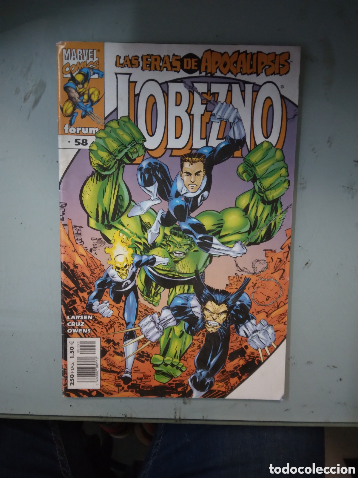 C&oacute;mics: Marvel Comics Forum, Lobezno, vol II, 58 - Foto 1