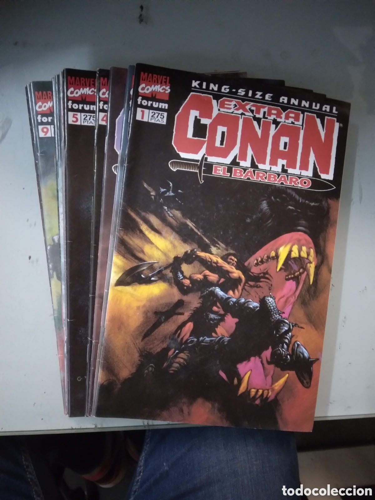C&oacute;mics: Marvel Comics Forum, Extra Conan el barbaro, 1 al 10, Grapa 1J - Foto 1