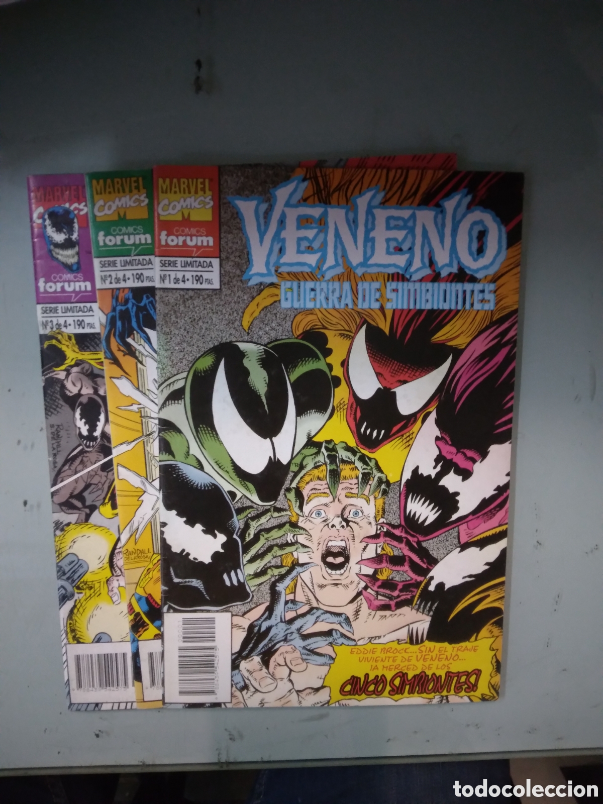 C&oacute;mics: Marvel Comics Forum, Serie Limitada,Veneno, 1,2,y 3. Grapa 1J - Foto 1