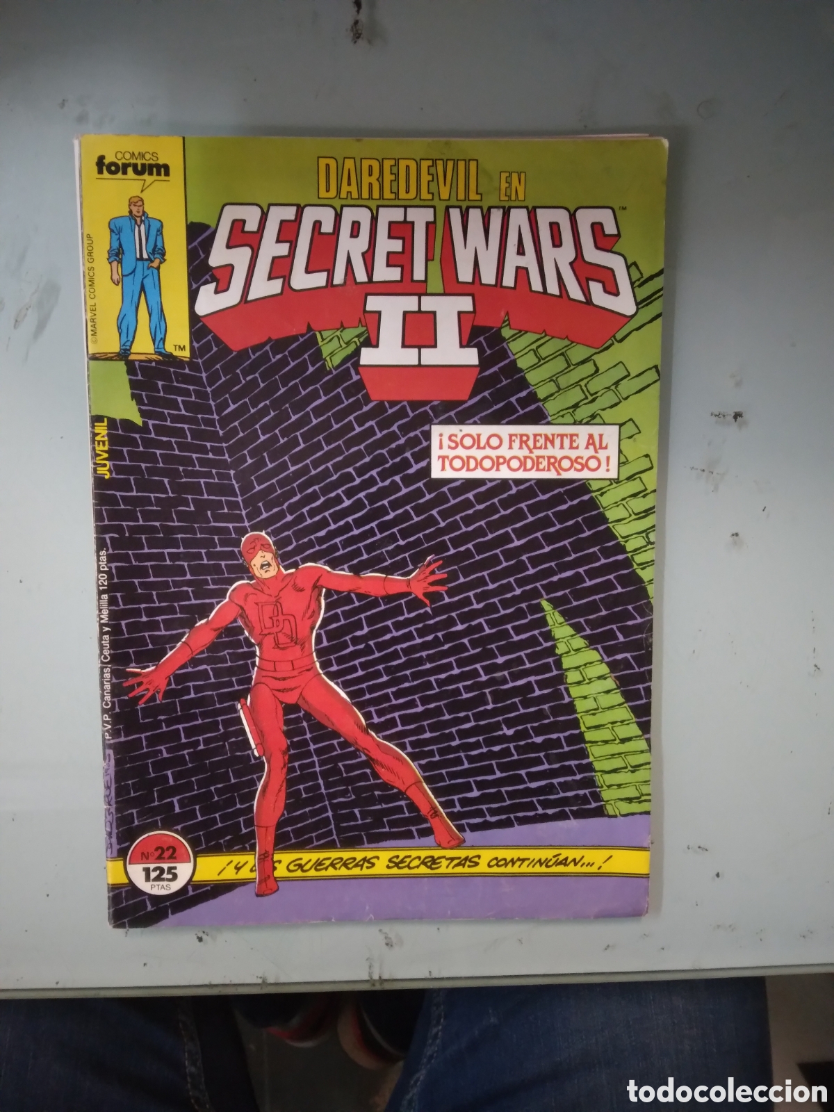 C&oacute;mics: Comics Forum, Daredevil,Secret Wars 22, Grapa 1C - Foto 1