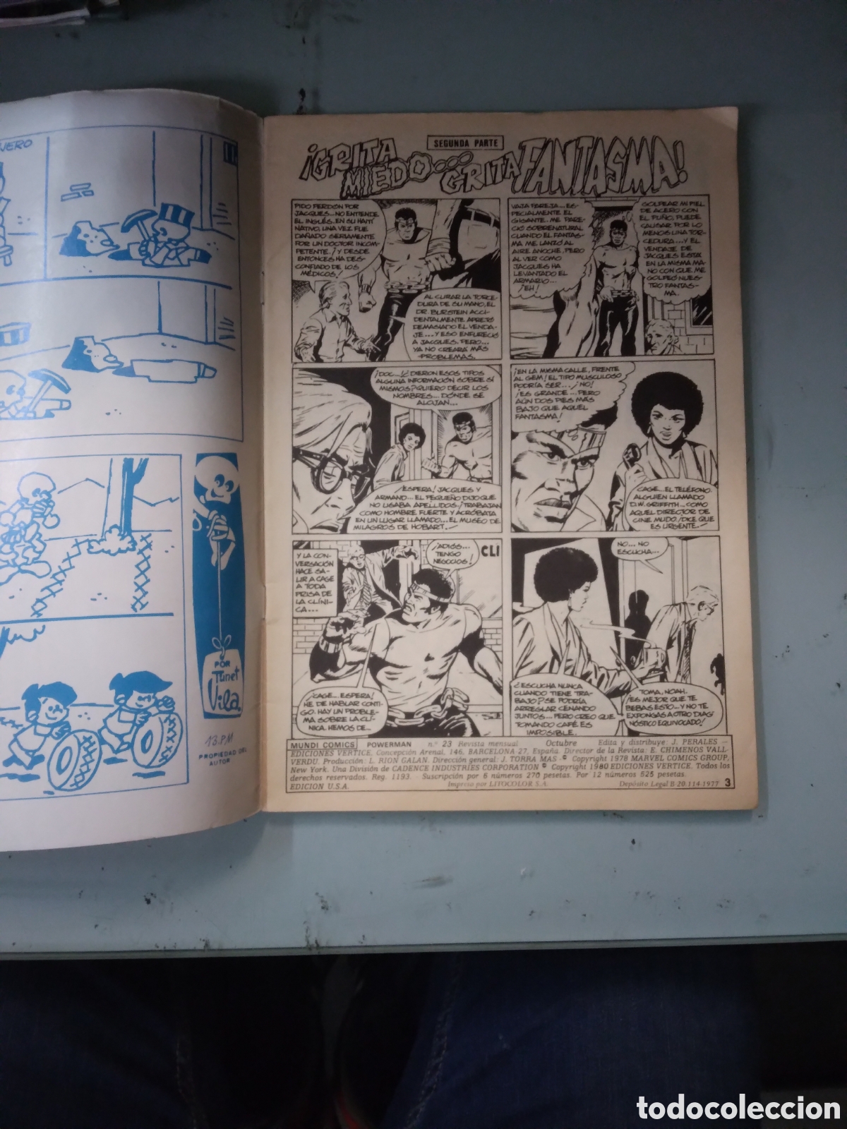 C&oacute;mics: Power Man, Vertice, Mundi Comics 23 - Foto 2