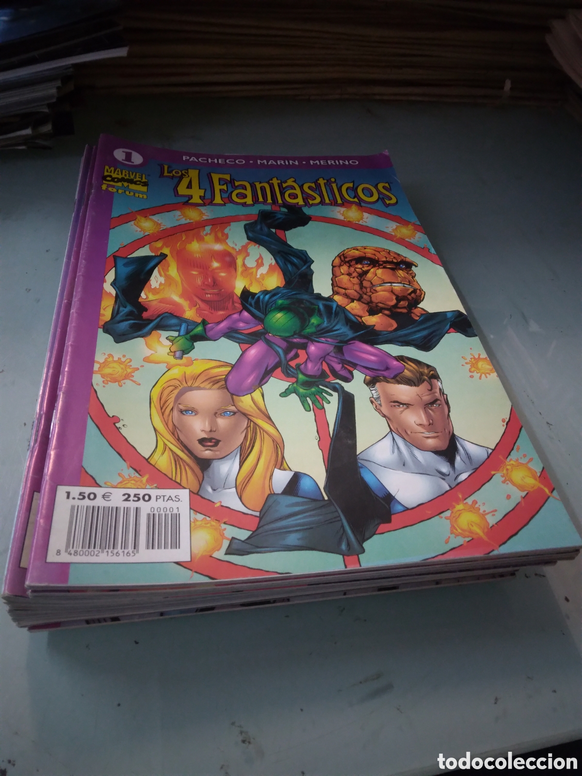 C&oacute;mics: Marvel Comics Forum, Pacheco, Los 4 fant&aacute;sticos, 1 al 24, Grapa 1E - Foto 1