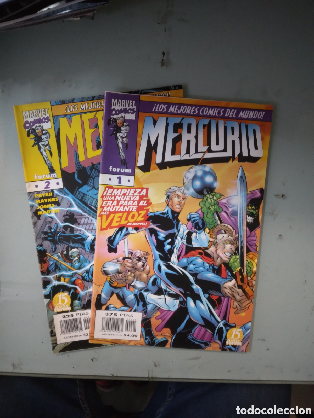 C&oacute;mics: Marvel Comics Forum, Mercurio, vol 1, 1 y 2,Grapa 1E - Foto 1