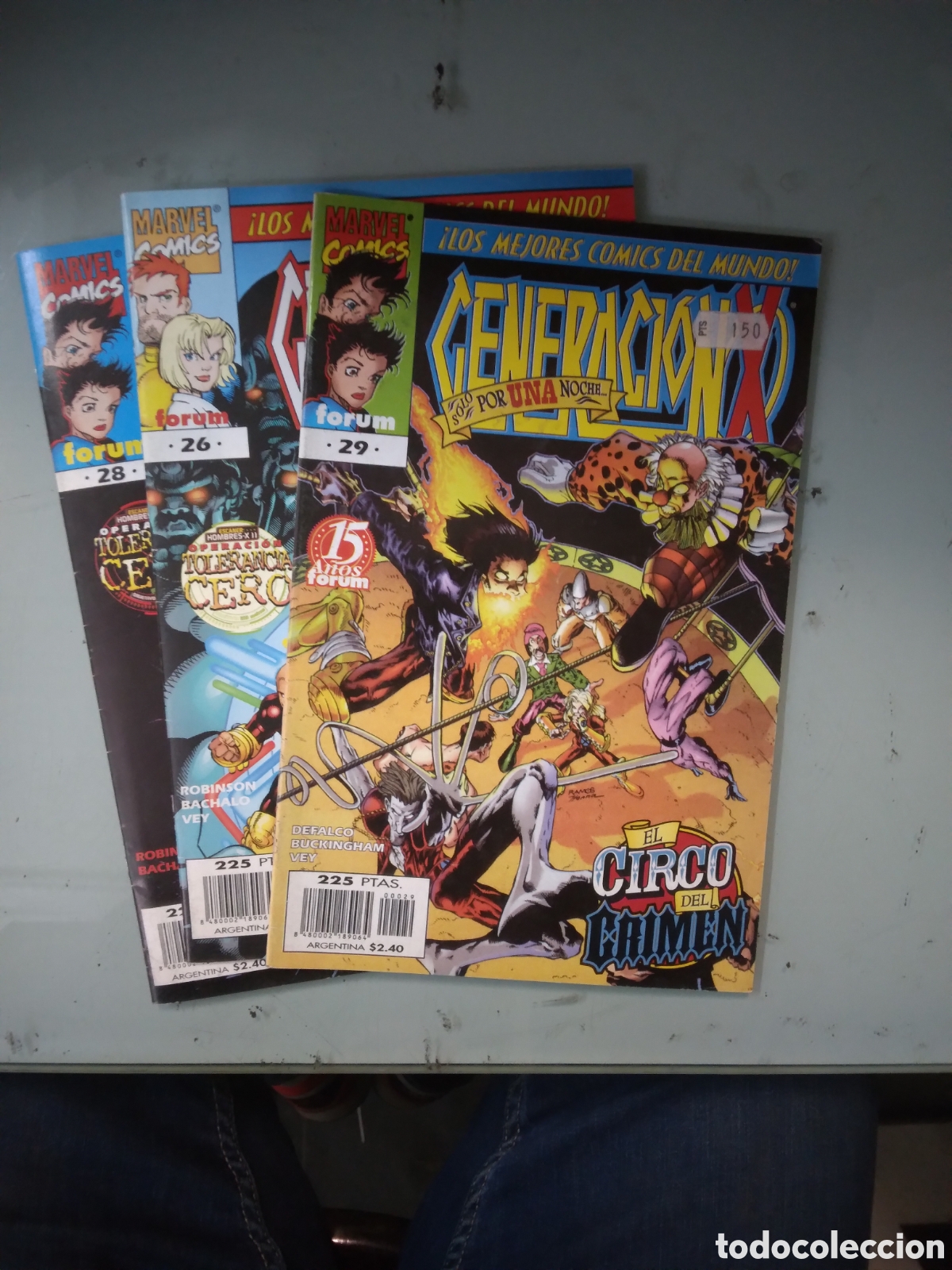 C&oacute;mics: Marvel Comics Forum, Generaci&oacute;n X, vol II, 26,28,29,Grapa 1E - Foto 1