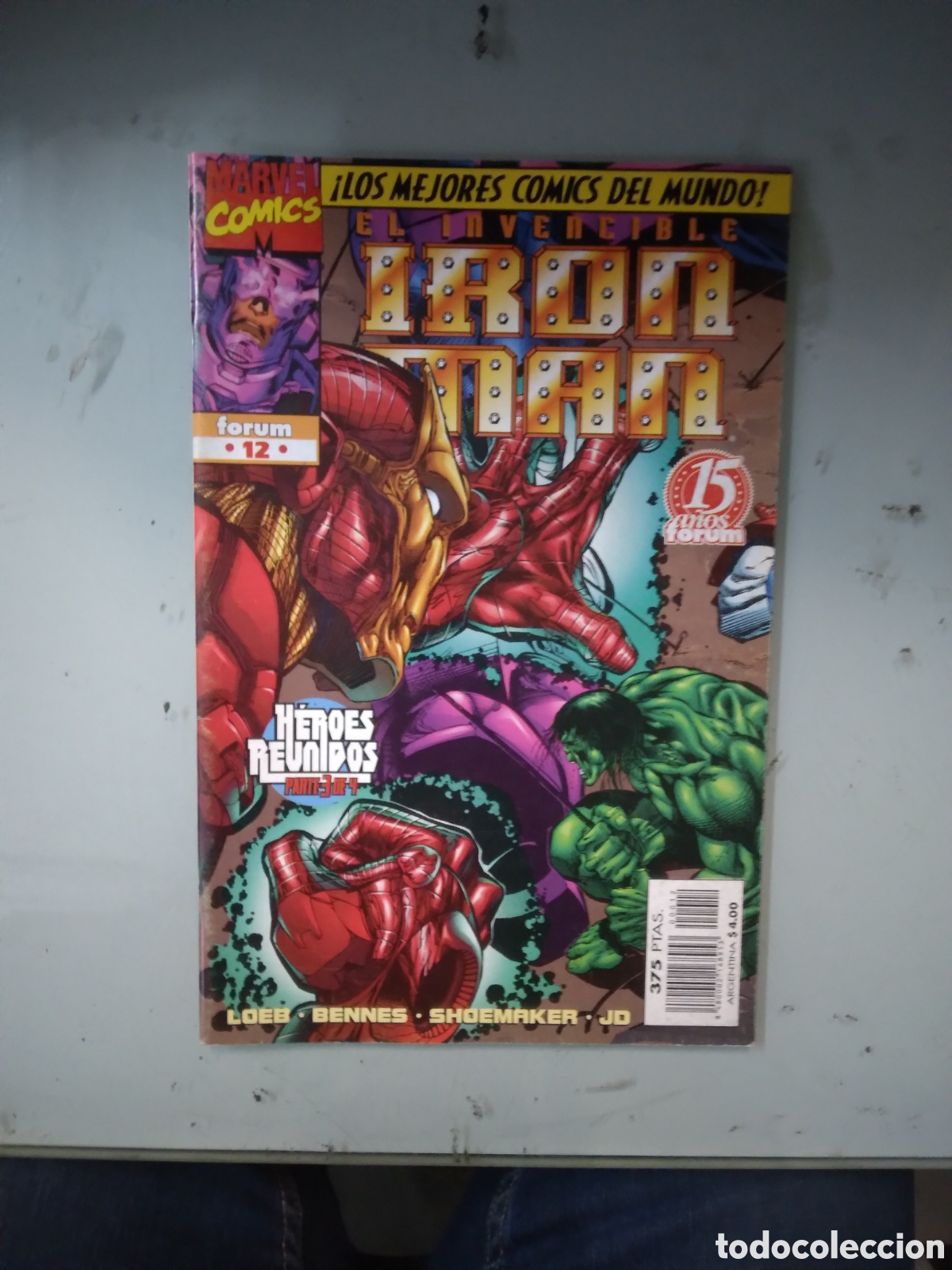 C&oacute;mics: Marvel, Comics Forum, Iron Man, 12, Grapa 1E - Foto 1