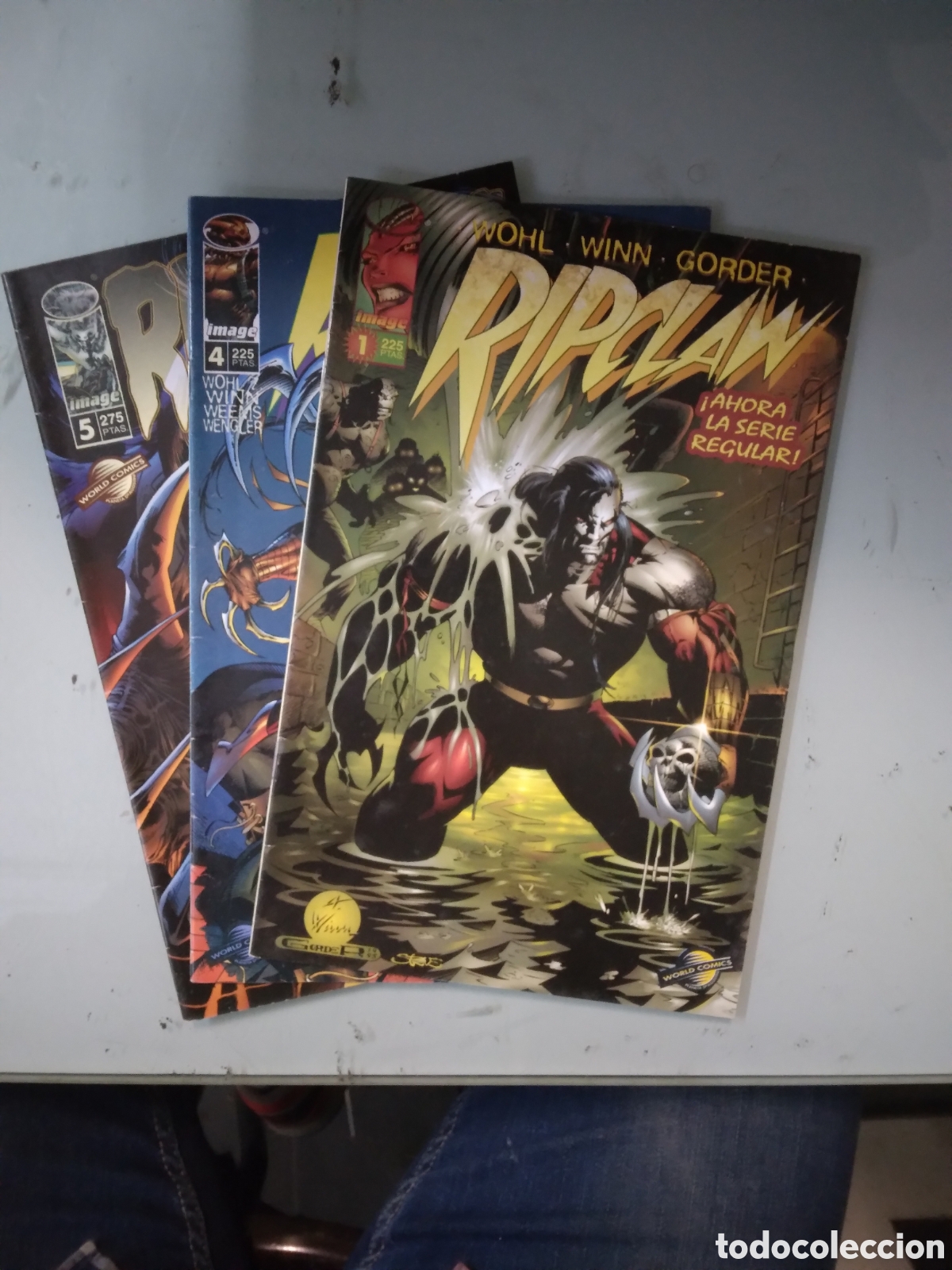 C&oacute;mics: Image, World Comics, Ripclaw, 1,4,5, Grapa 2A - Foto 1