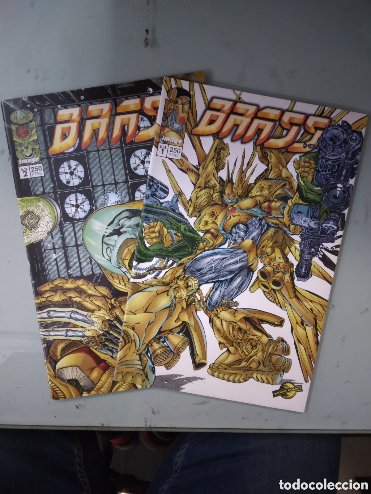 C&oacute;mics: World Comics,Image,Brass, 1,2 y 3 .Grapa 2A - Foto 1
