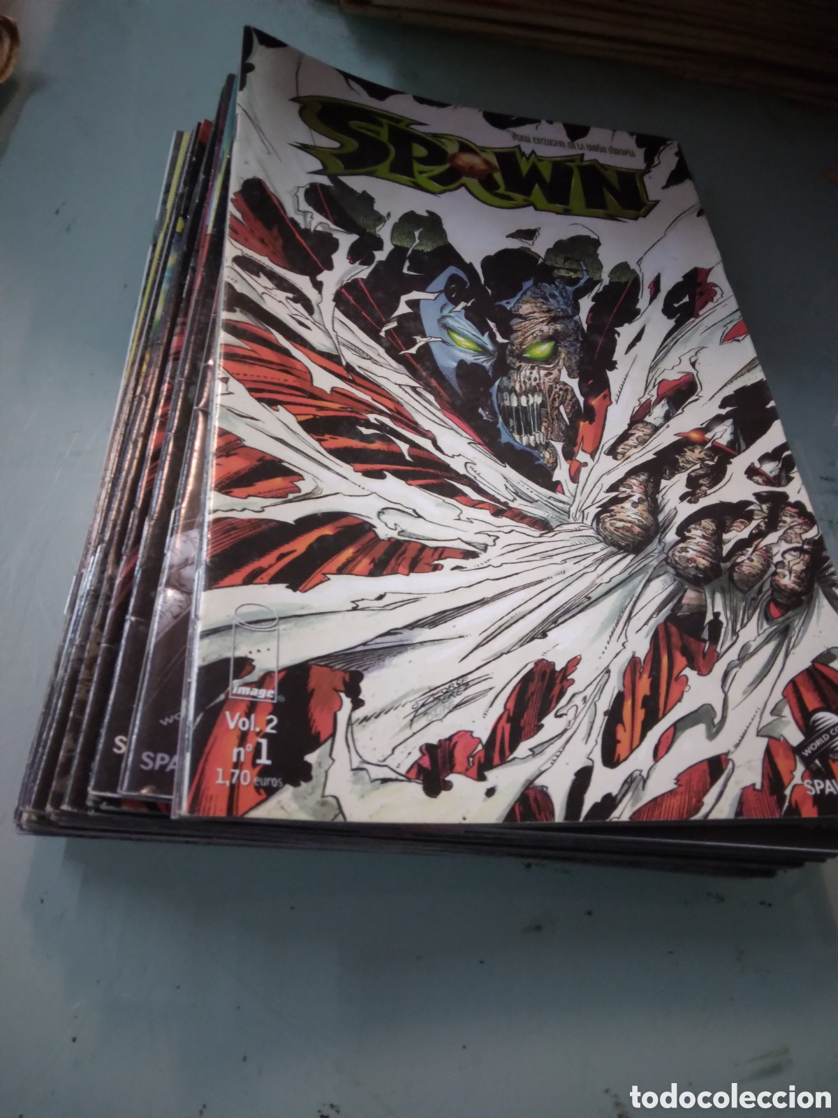 C&oacute;mics: World Comics Image, Spawn, vol.2, 1 al 38, falta 36, Grapa 2B - Foto 1
