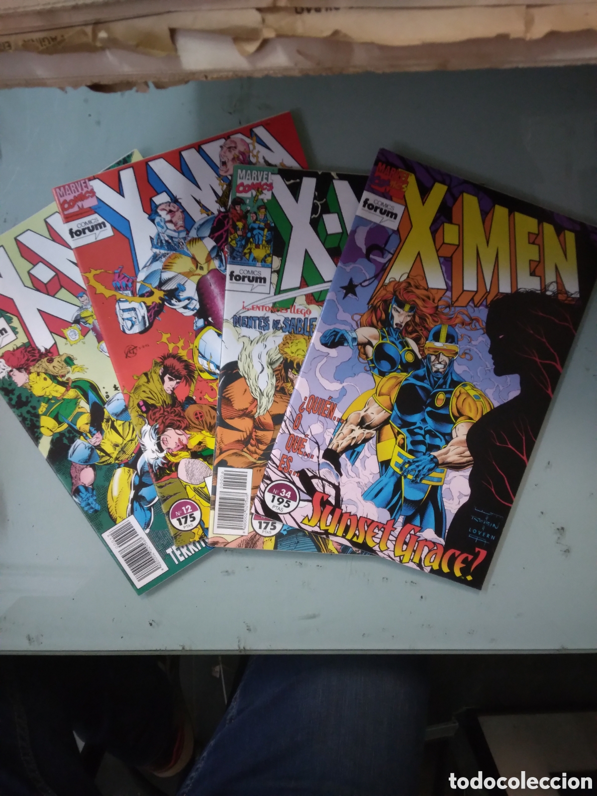 C&oacute;mics: Marvel Comics Forum, X Men, 6,12,13,34, Grapa 1D - Foto 1