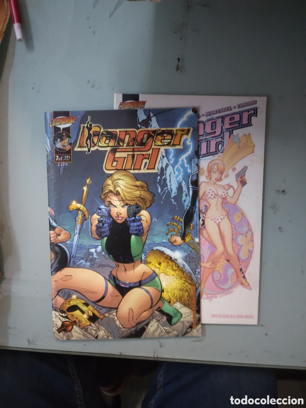 C&oacute;mics: CLIFFHANGER, Danger Girl, 7 y 8, Grapa 2B - Foto 1