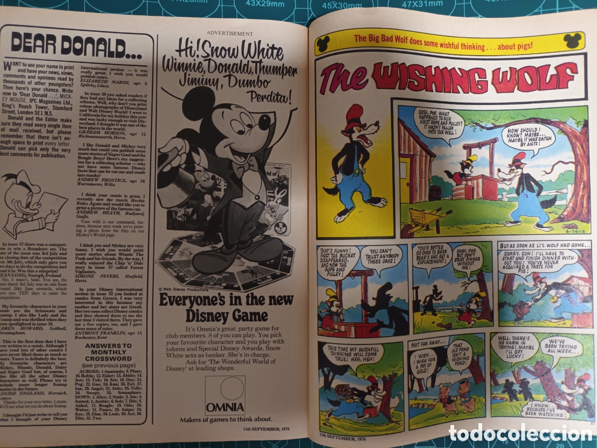 C&oacute;mics: Mickey mouse n&uacute;mero 47 en ingl&eacute;s 1976 - Foto 4