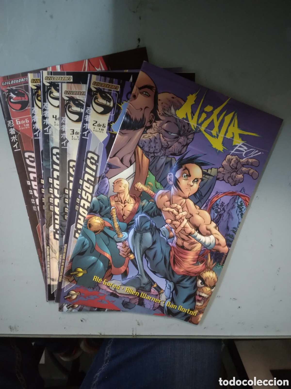 C&oacute;mics: World, Wildstorm, Ninja Boy, 1 al 6, Grapa 2D - Foto 1