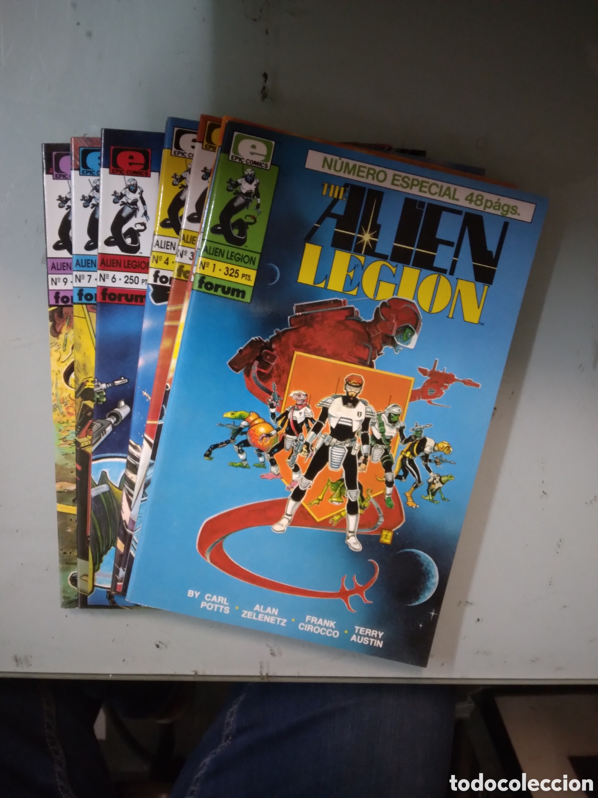 C&oacute;mics: Epic Comics Epic Series, Forum, Alien Legi&oacute;n, 1 al 11, Grapa 2C