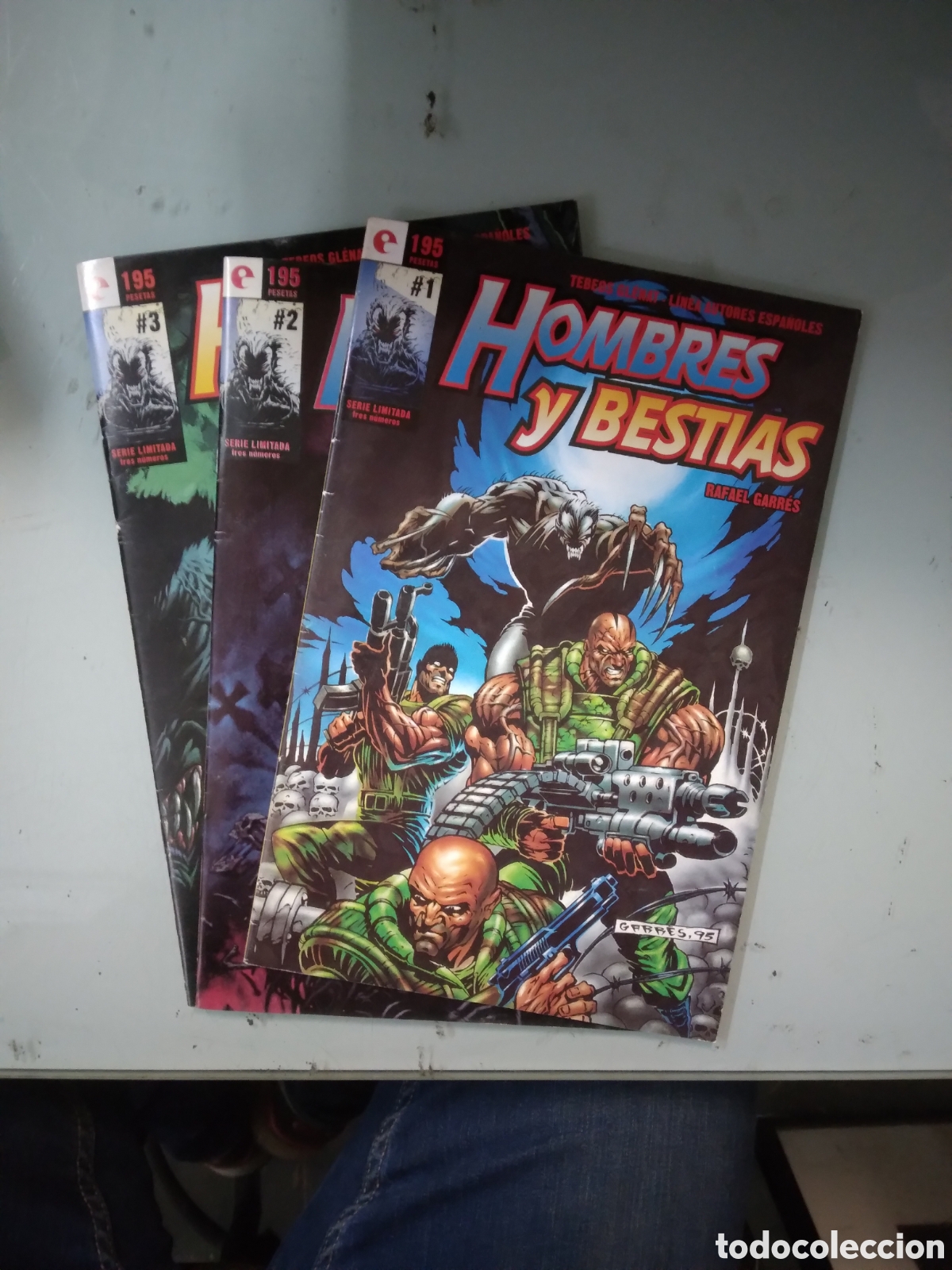 Fumetti: Epic Comics Epic Series, Forum, Hombres y Bestias 1.2.3 Grapa 2C