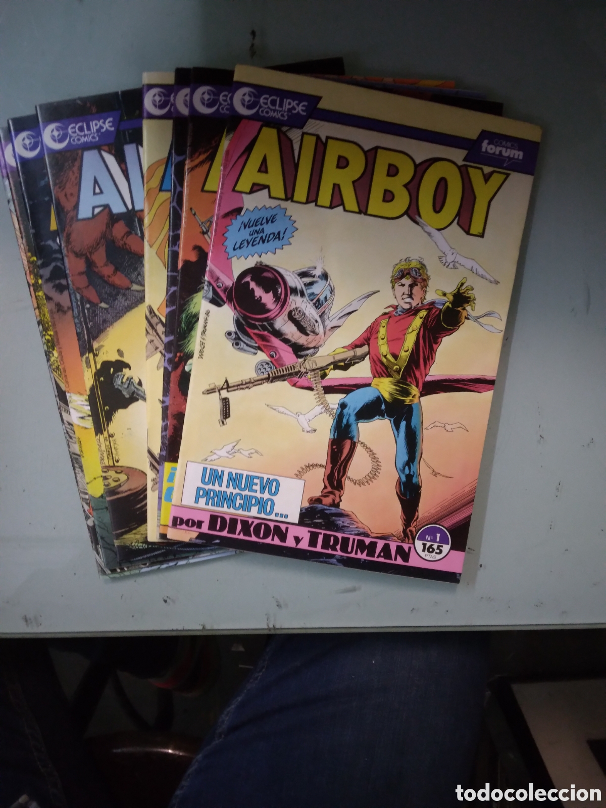 C&oacute;mics: Eclipse Comics, Airboy, 1 al 8, Grapa 2D - Foto 1