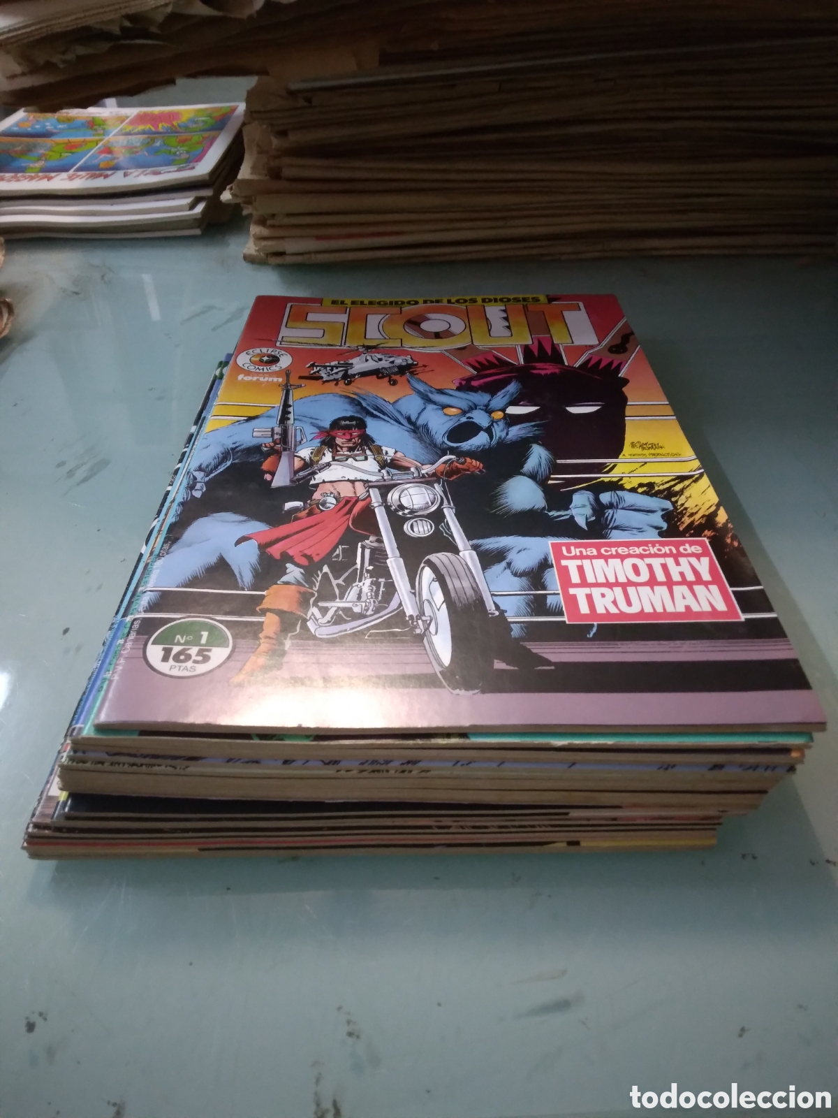 C&oacute;mics: Eclipse Comics, SCOUT, 1 al 19, Grapa 2D - Foto 2