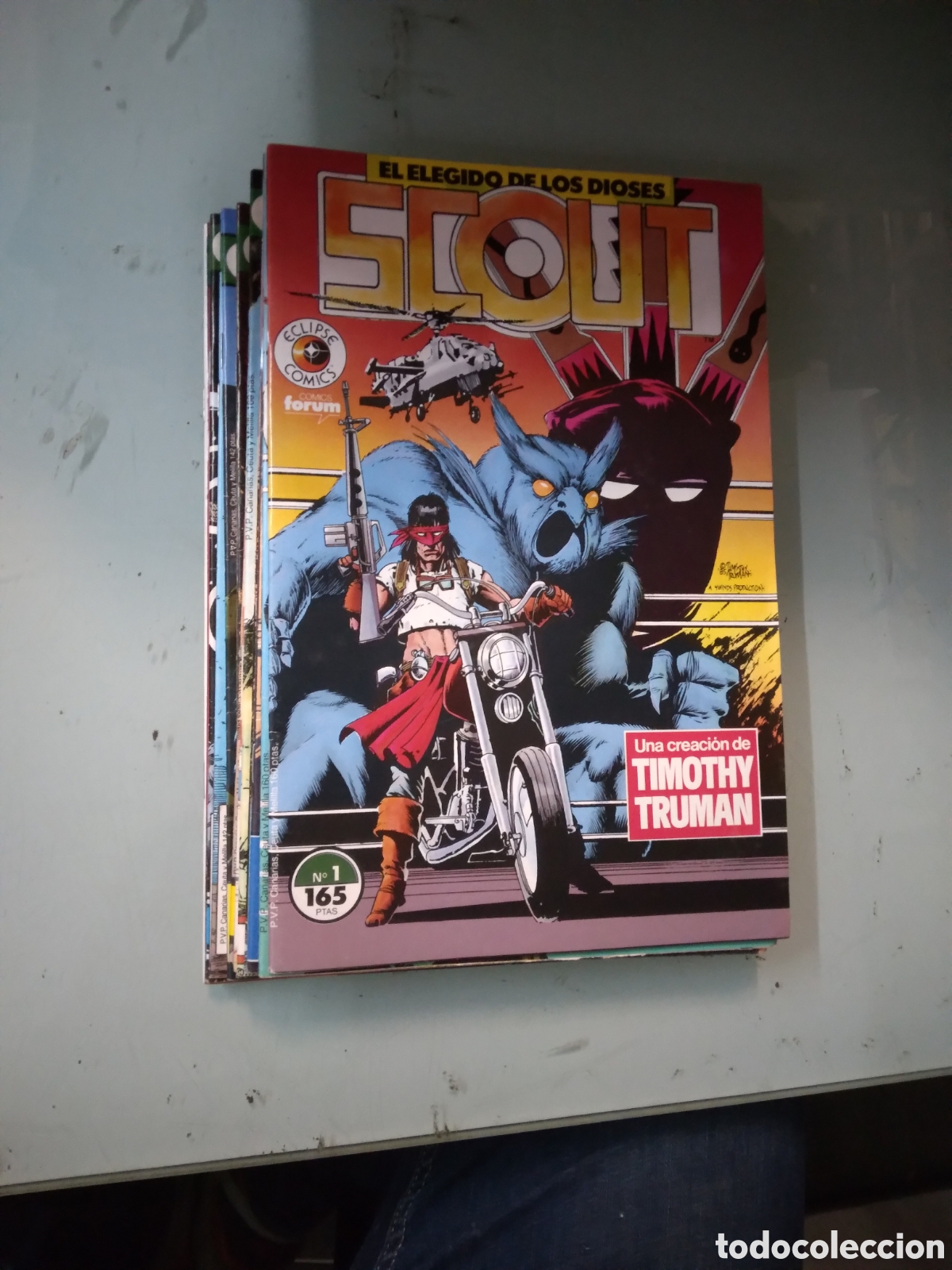 C&oacute;mics: Eclipse Comics, SCOUT, 1 al 19, Grapa 2D - Foto 1