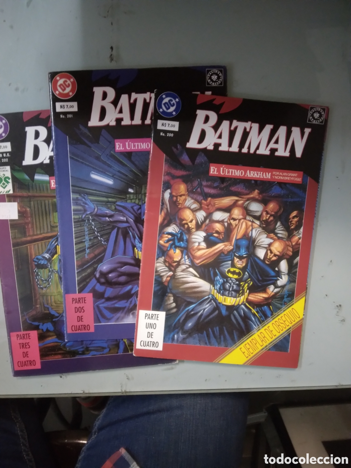 C&oacute;mics: Dc, Batman, El &uacute;ltimo arkham,1.2.3, Grapa 2C - Foto 1