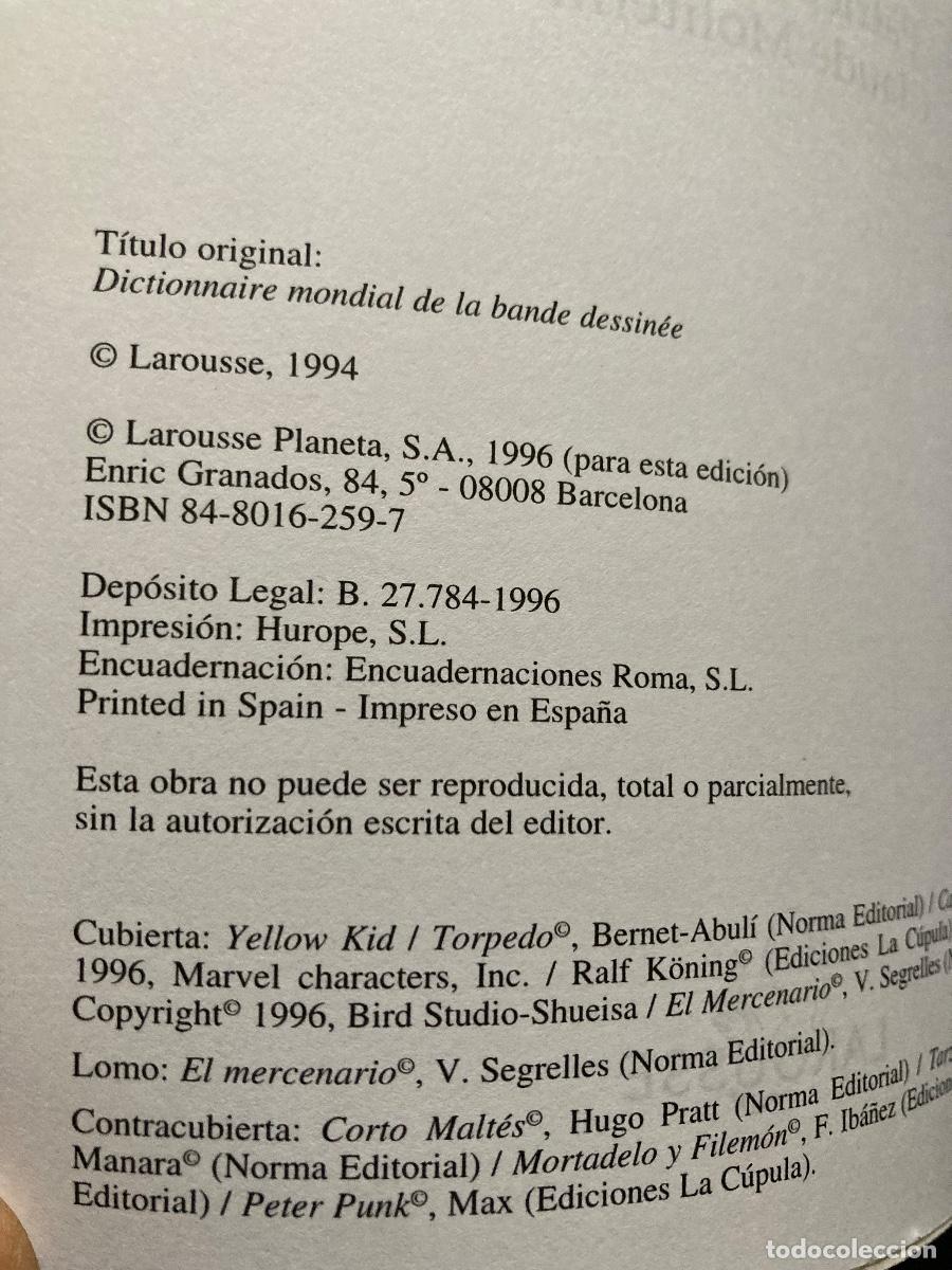 C&oacute;mics: DICCIONARIO DEL COMIC ILUSTRADO LAROUSSE - Foto 3