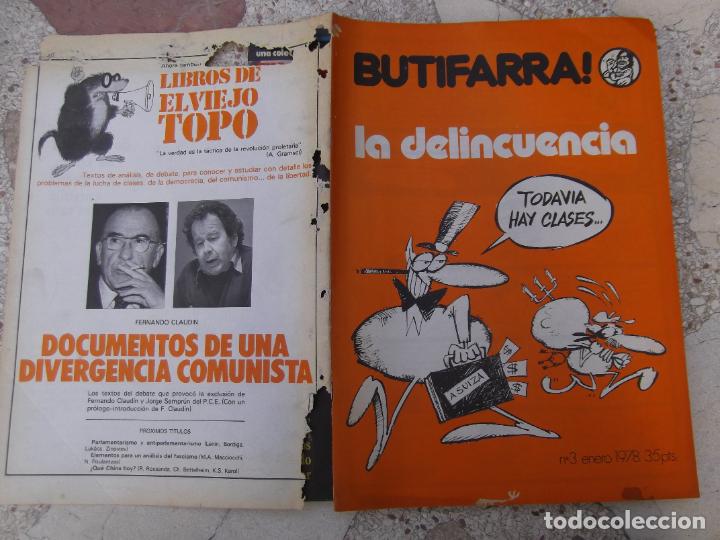C&oacute;mics: comix, butifarra n&ordm; 3, la delincencia, 1978, - Foto 1
