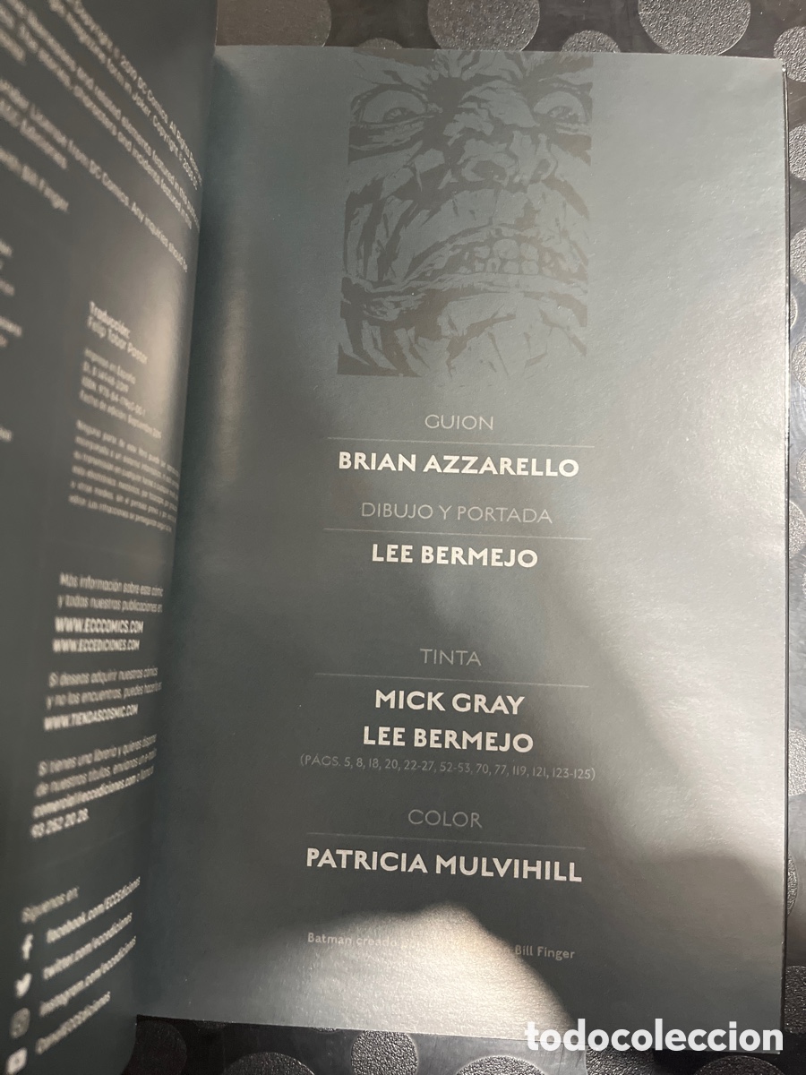 C&oacute;mics: JOKER de BRIAN AZZARELLO DC BLACK LABEL ECC ( 2019 ) - Foto 3