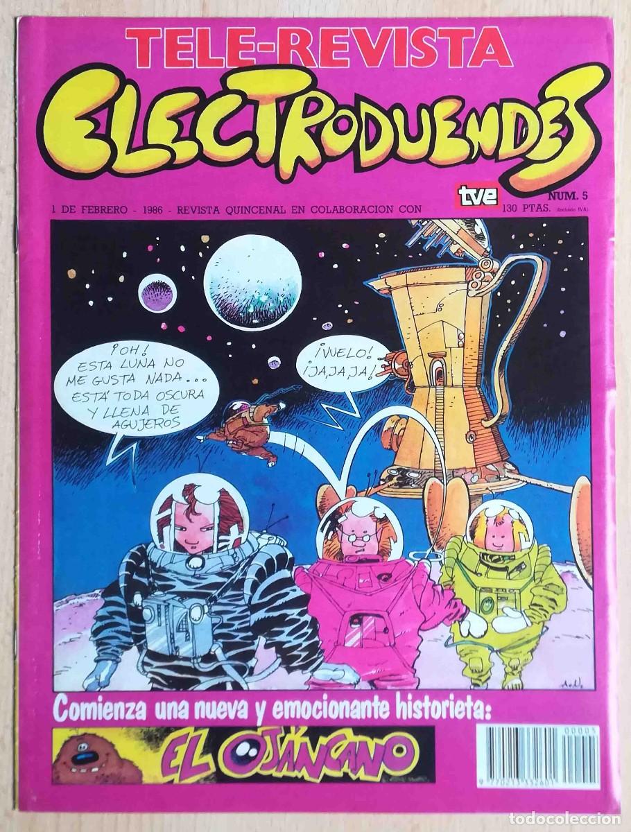 C&oacute;mics: Tele-Revista Electroduendes N&ordm; 5 Editorial Urbion. La bola de cristal.