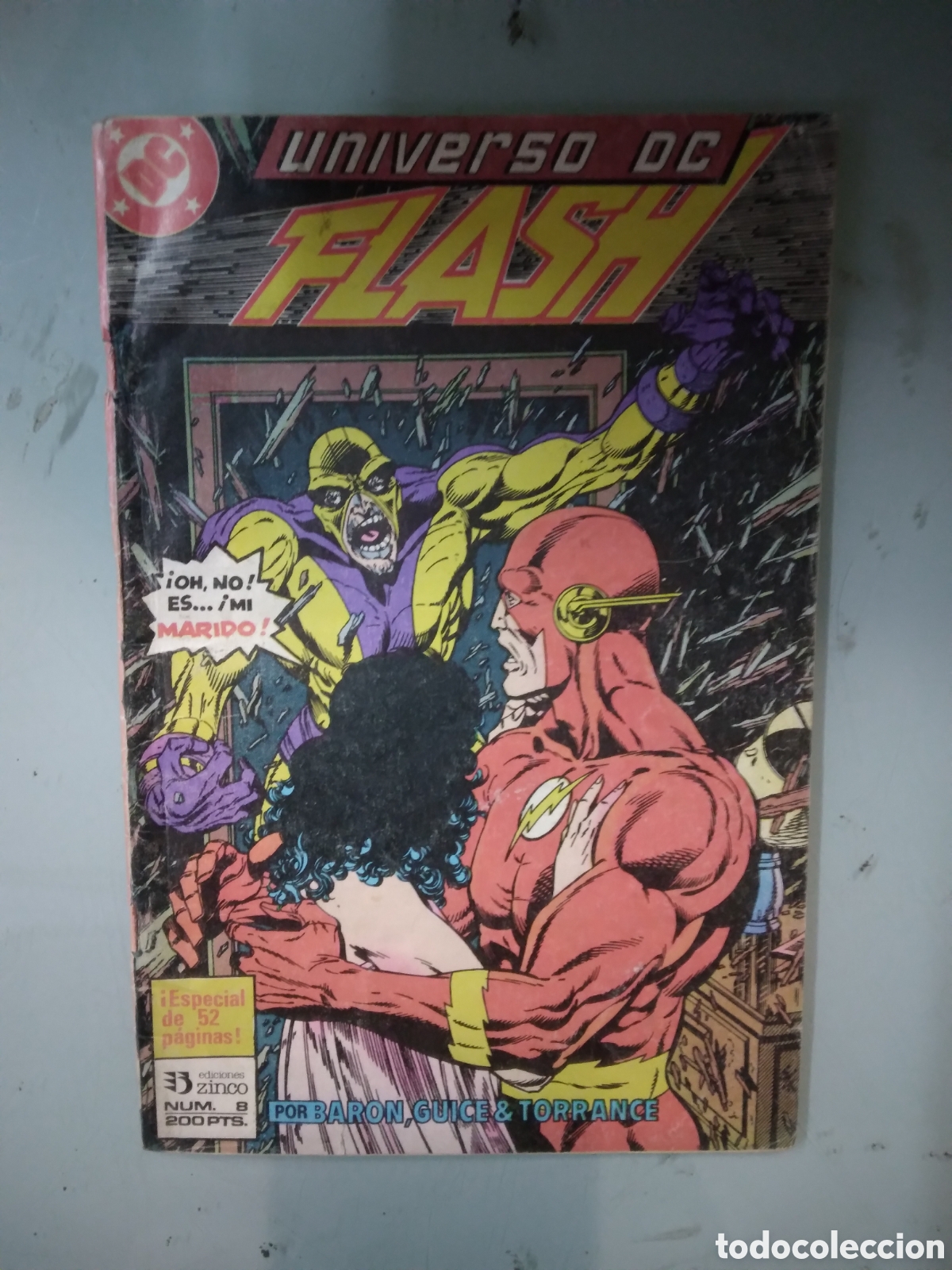 C&oacute;mics: DC, Zinco, Flash, 8, Grapa 2D - Foto 1