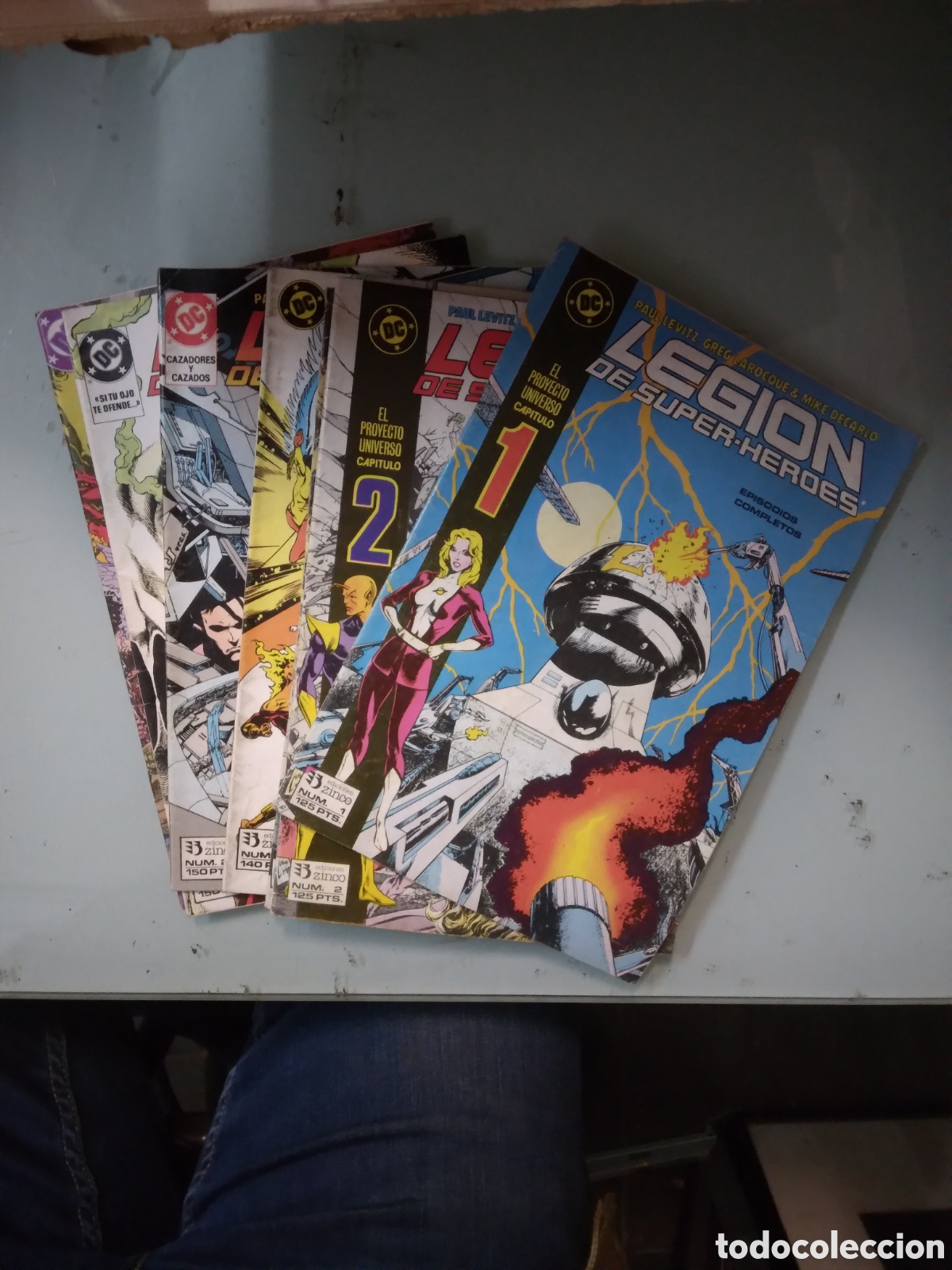 C&oacute;mics: DC, zinco, Legi&oacute;n de super H&eacute;roes, 1.2.3.4.10.20.25.28, 25&euro;/unidad, Grapa 2D