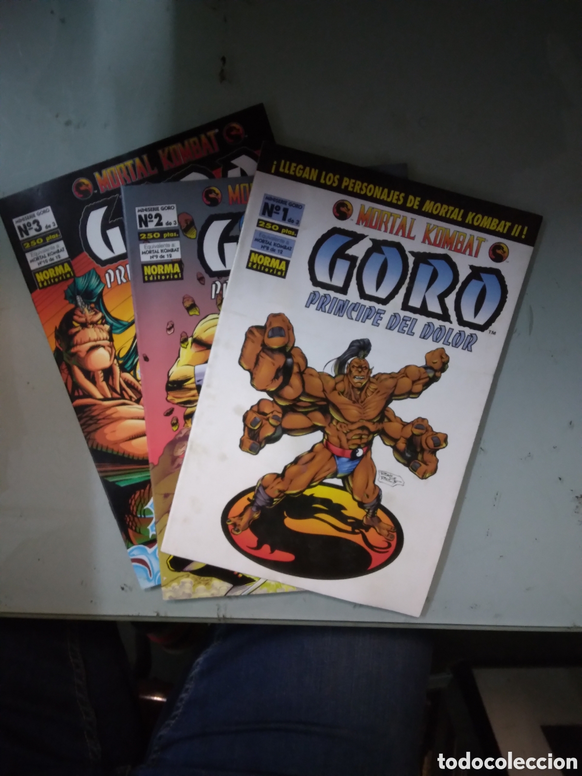 C&oacute;mics: Norma, Mortal kombat, Goro, 1 al 3, Grapa 2D - Foto 1