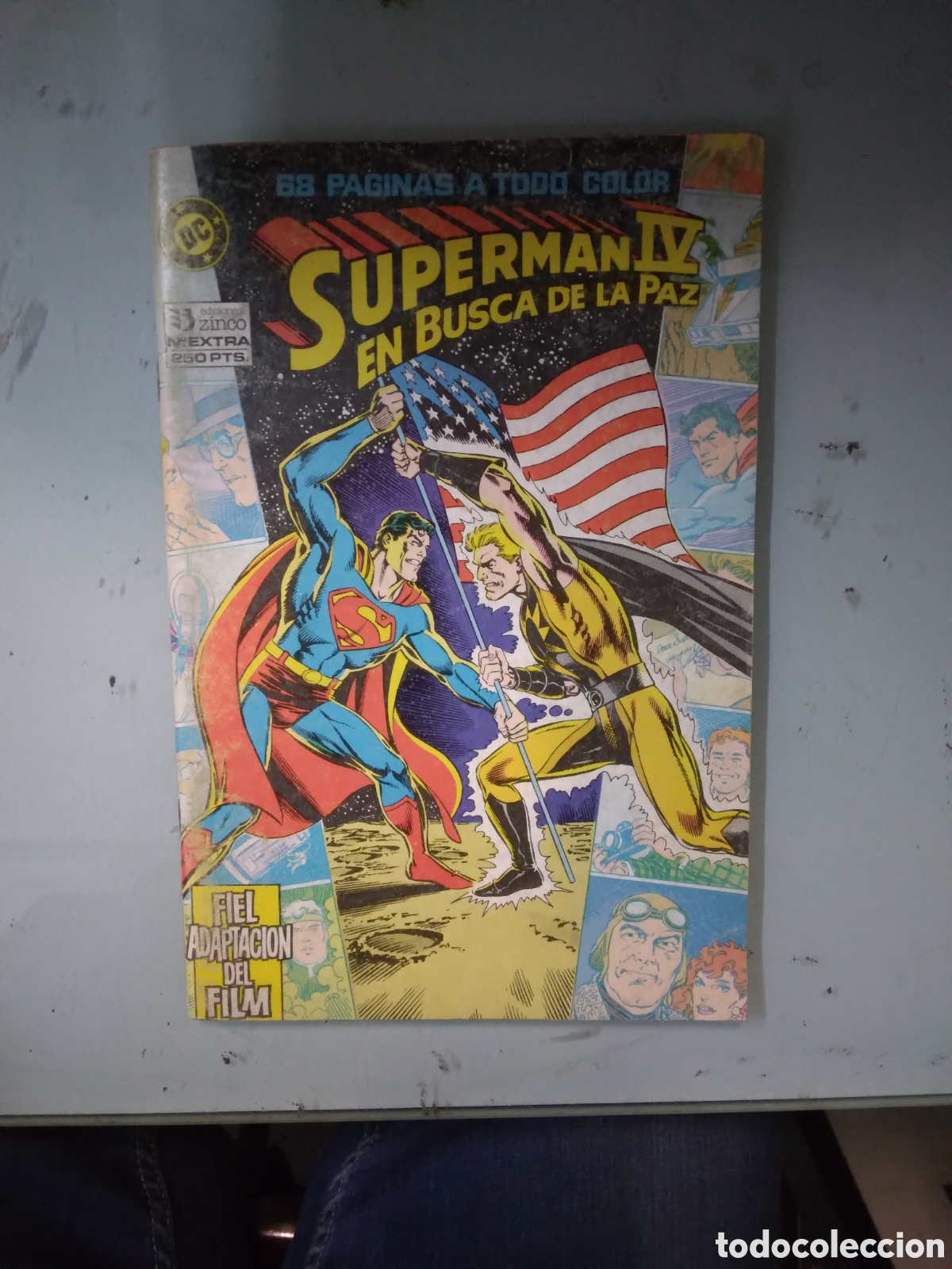 C&oacute;mics: DC, zinco, Superman,IV, Extra, Grapa 2C - Foto 1