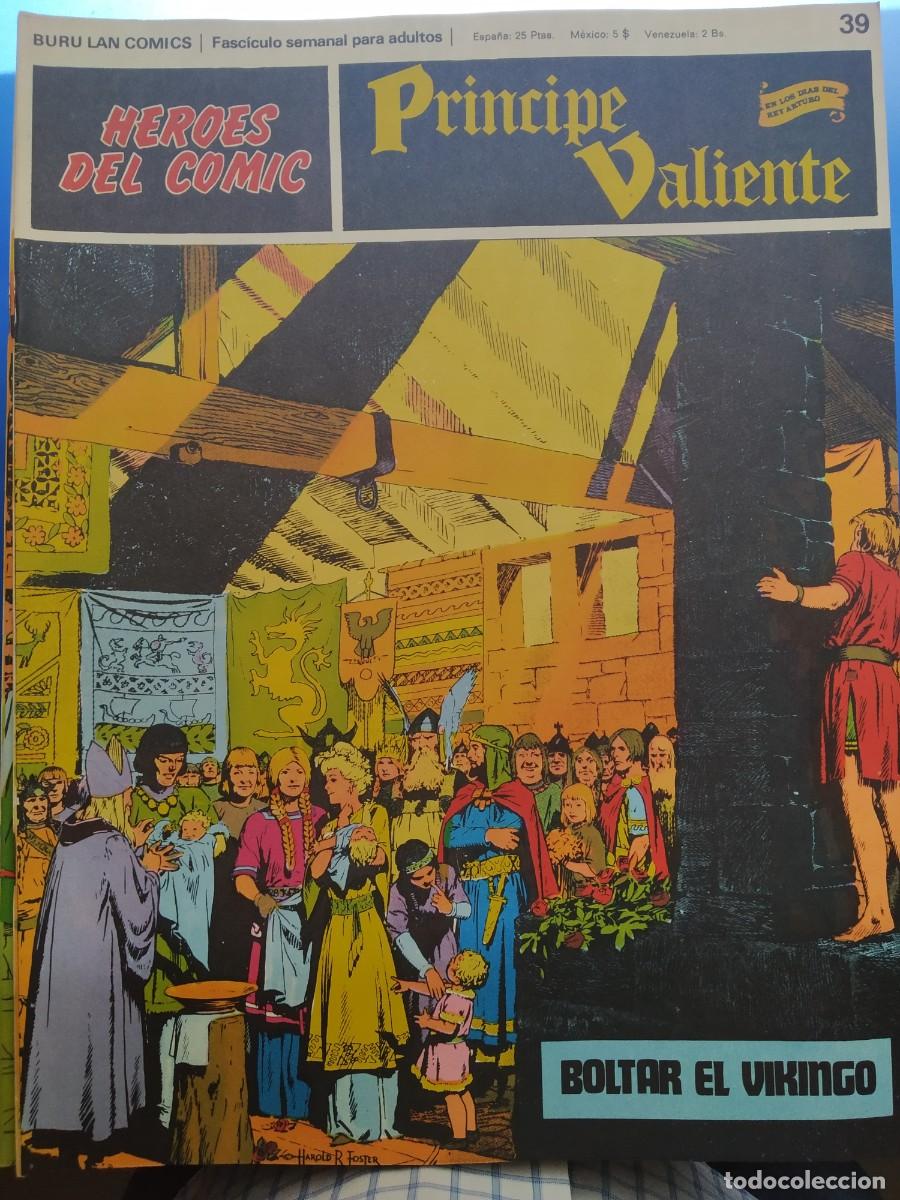 C&oacute;mics: H&eacute;roes del C&oacute;mic: Pr&iacute;ncipe Valiente. Buru Lan C&oacute;mics. N&uacute;mero 39 - Foto 1