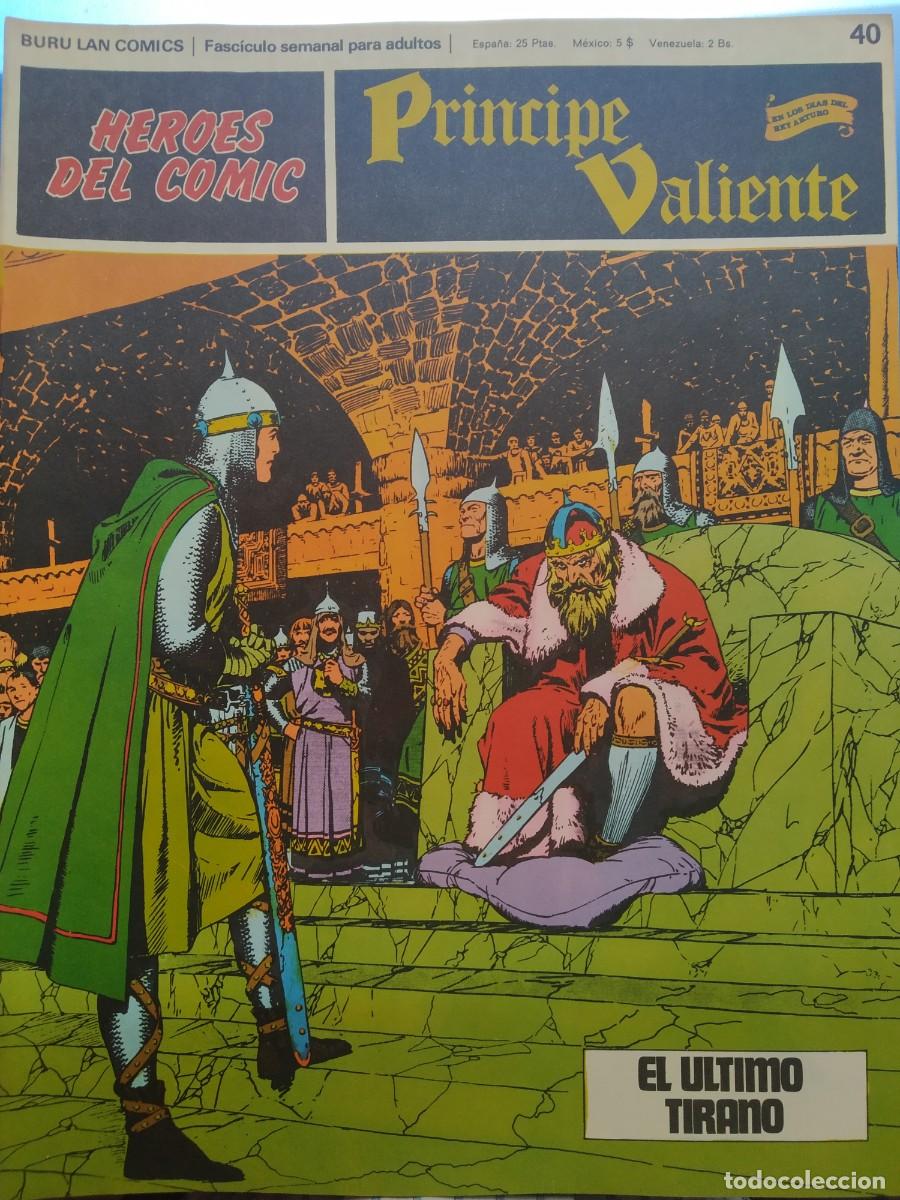 C&oacute;mics: H&eacute;roes del C&oacute;mic: Pr&iacute;ncipe Valiente. Buru Lan C&oacute;mics. N&uacute;mero 40 - Foto 1