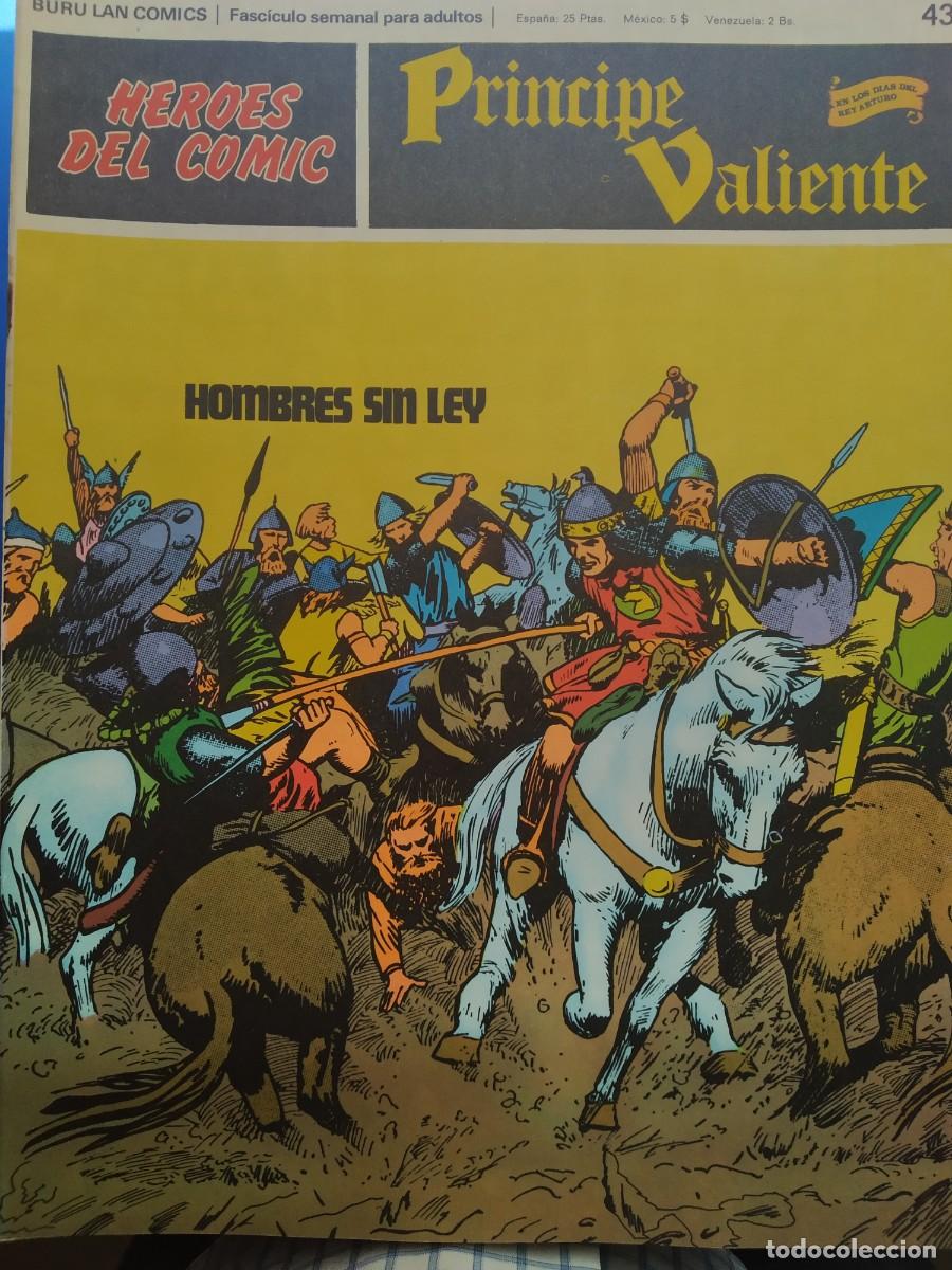 C&oacute;mics: H&eacute;roes del C&oacute;mic: Pr&iacute;ncipe Valiente. Buru Lan C&oacute;mics. N&uacute;mero 43 - Foto 1