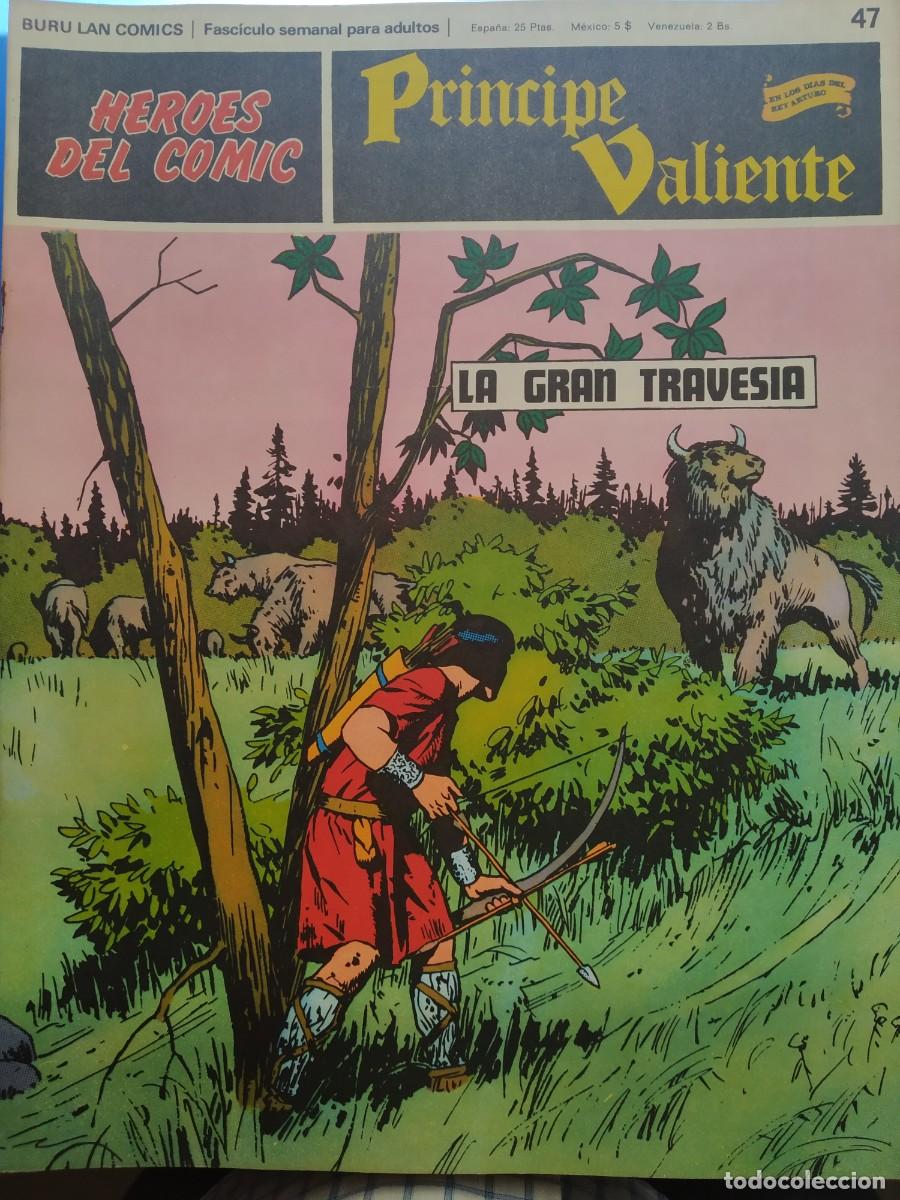 C&oacute;mics: H&eacute;roes del C&oacute;mic: Pr&iacute;ncipe Valiente. Buru Lan C&oacute;mics. N&uacute;mero 47 - Foto 1