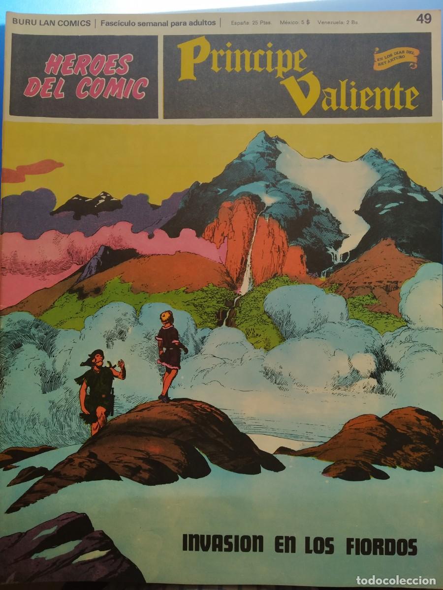 C&oacute;mics: H&eacute;roes del C&oacute;mic: Pr&iacute;ncipe Valiente. Buru Lan C&oacute;mics. N&uacute;mero 49 - Foto 1