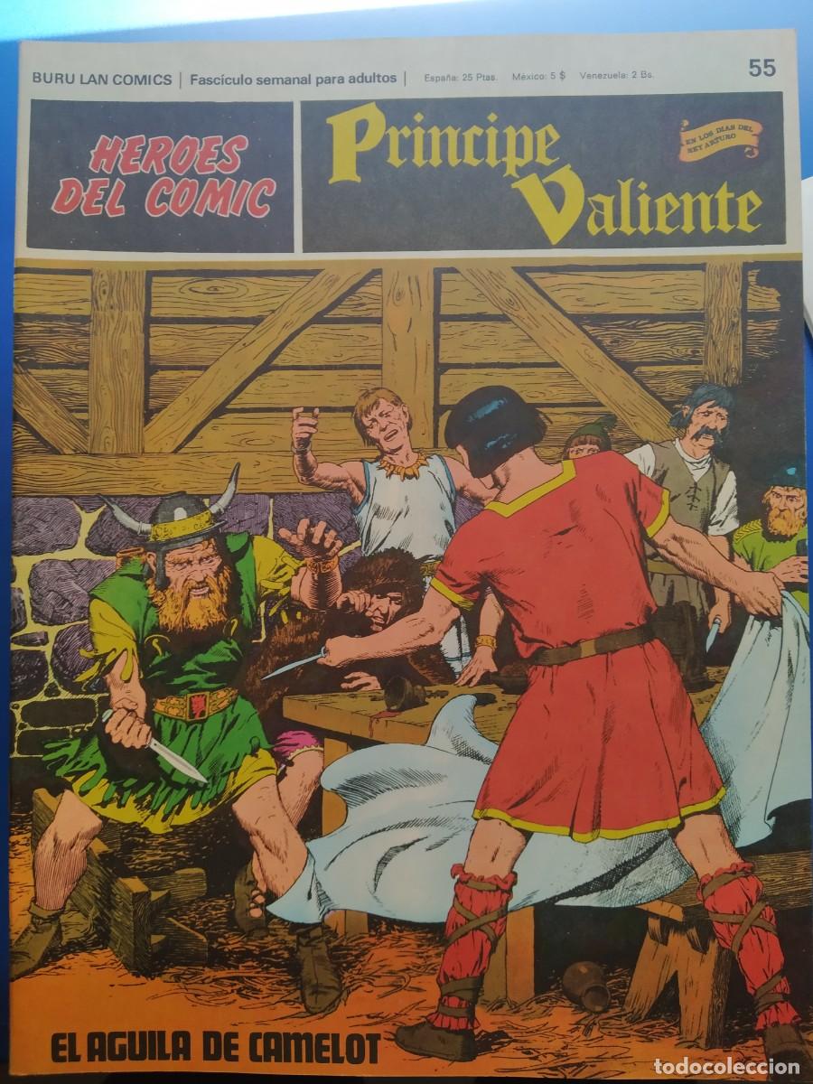 C&oacute;mics: H&eacute;roes del C&oacute;mic: Pr&iacute;ncipe Valiente. Buru Lan C&oacute;mics. N&uacute;mero 55 - Foto 1