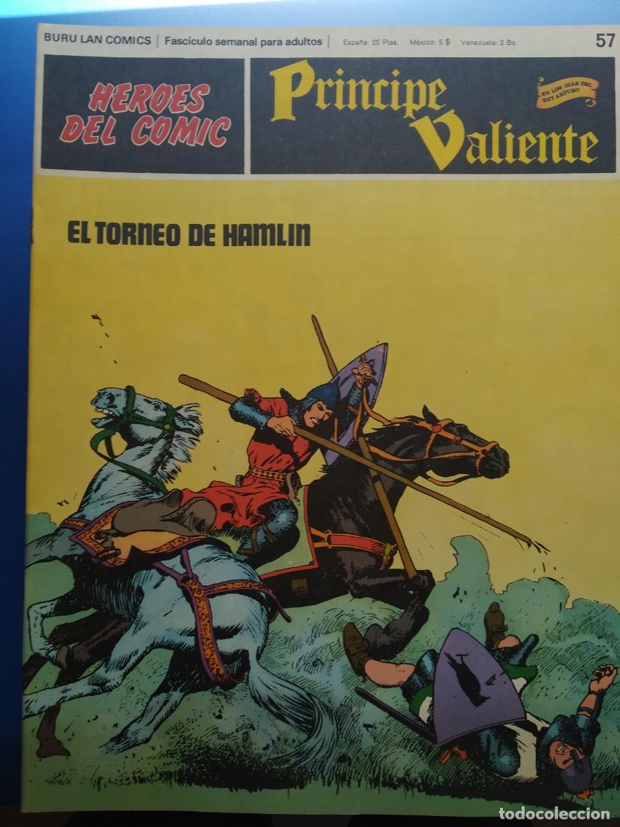 C&oacute;mics: H&eacute;roes del C&oacute;mic: Pr&iacute;ncipe Valiente. Buru Lan C&oacute;mics. N&uacute;mero 57 - Foto 1